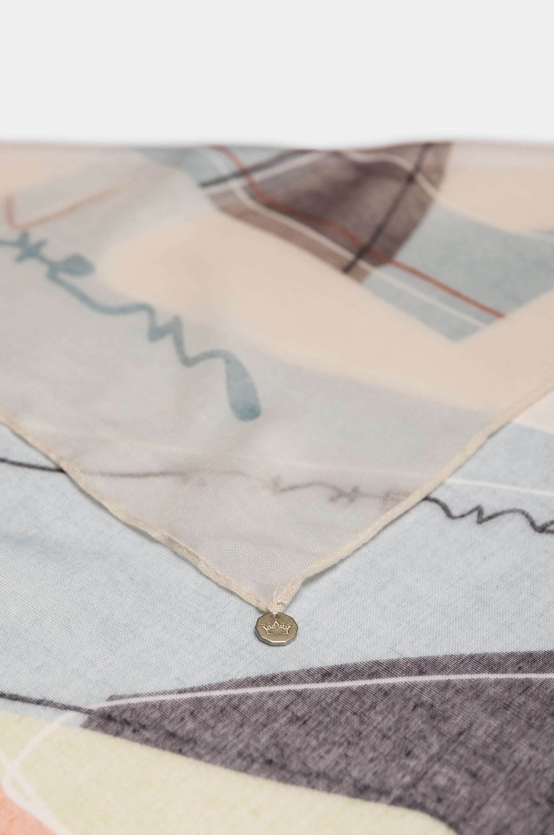 Pañuelo estampado largo Auralis