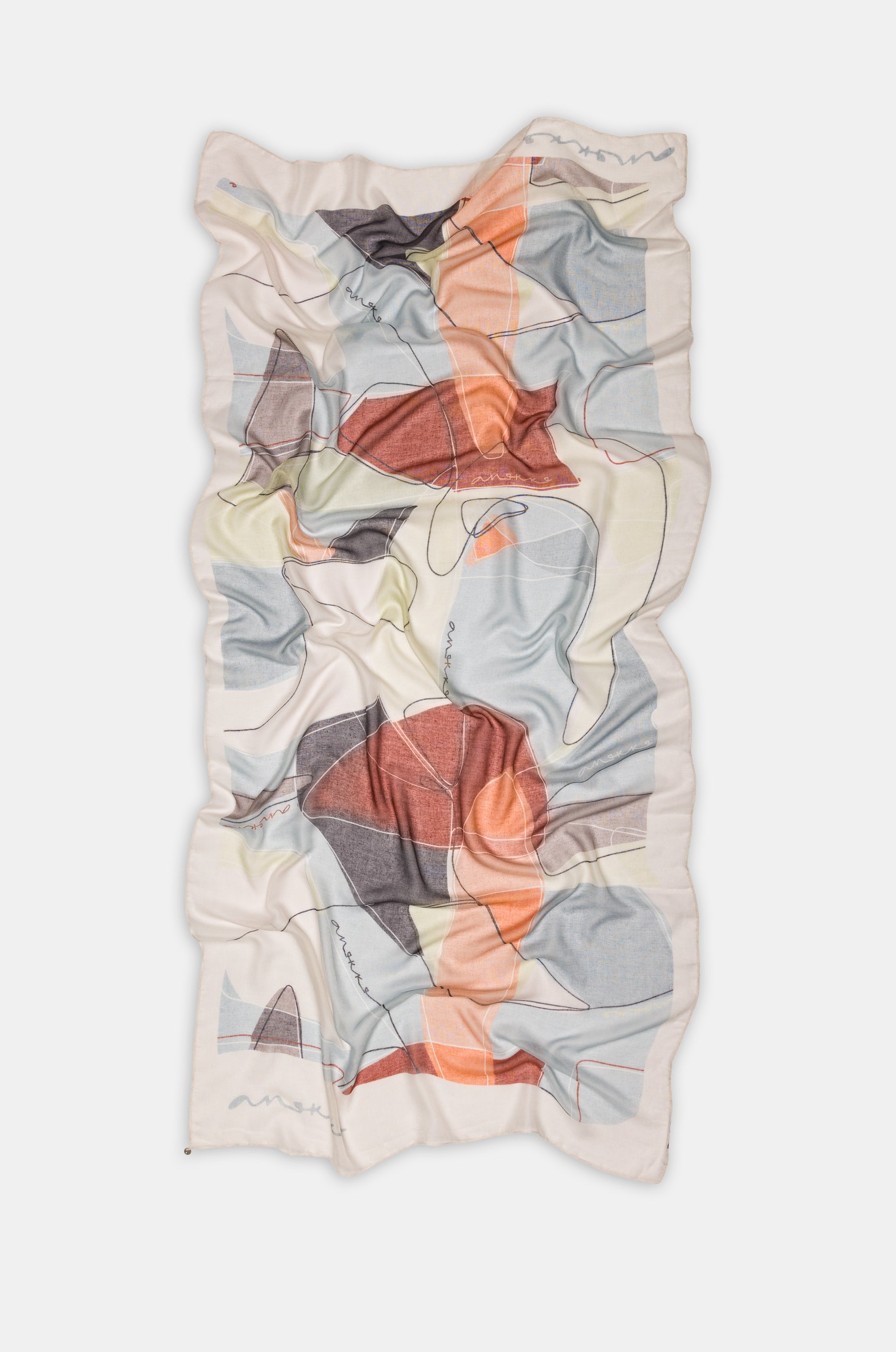 Pañuelo estampado largo Auralis