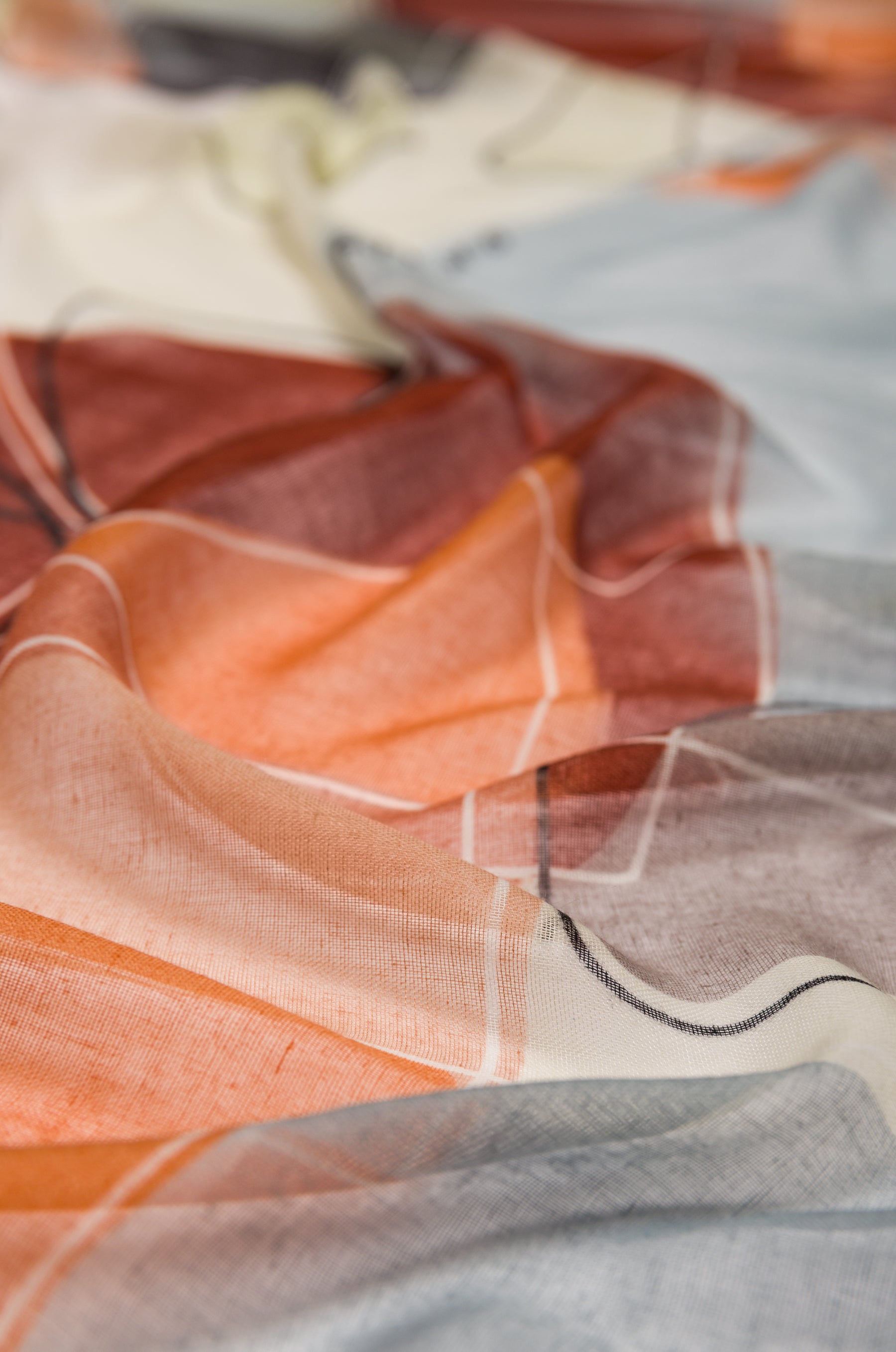 Pañuelo estampado largo Auralis