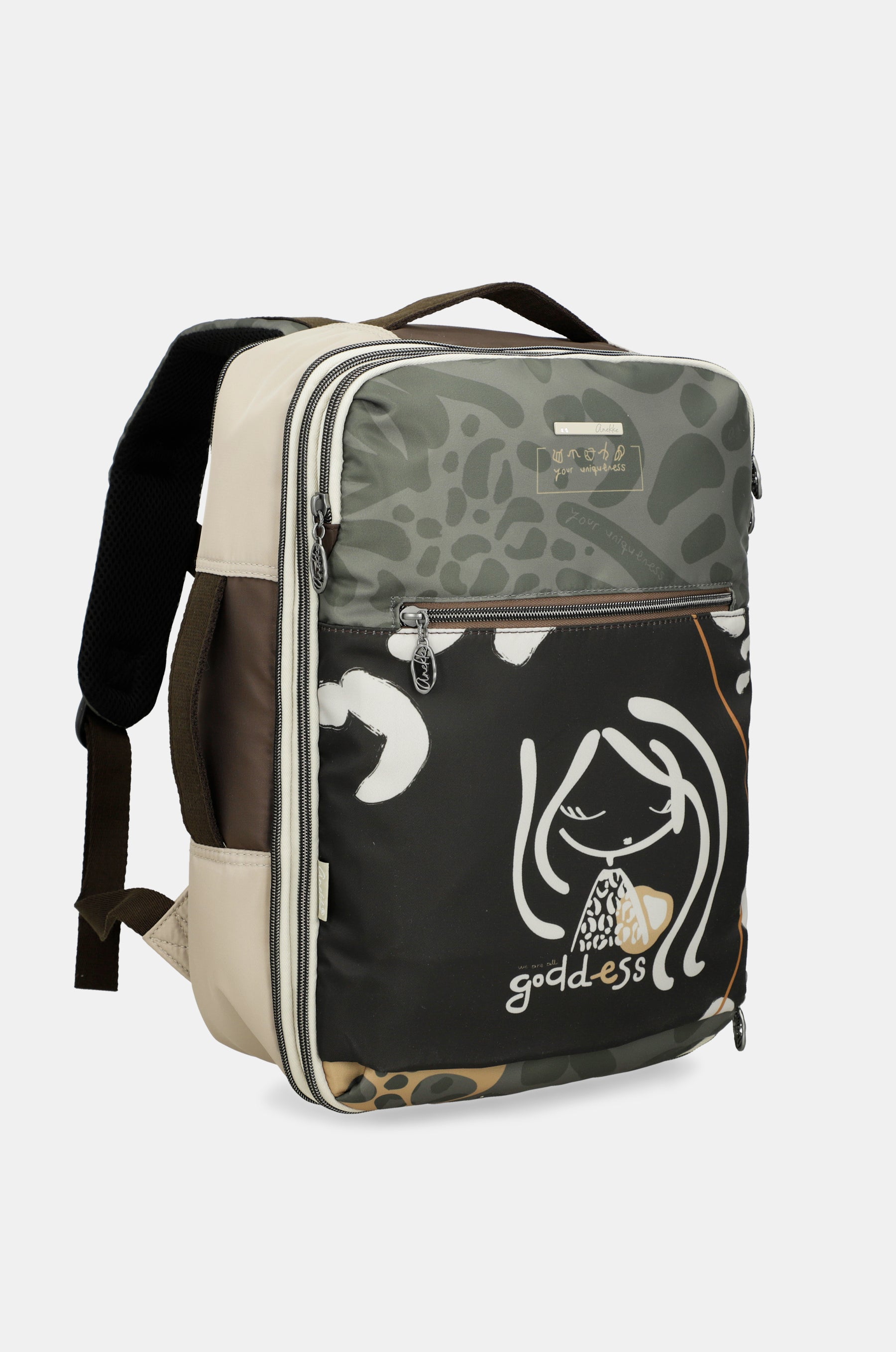 Mochila de viaje estampada Gaia