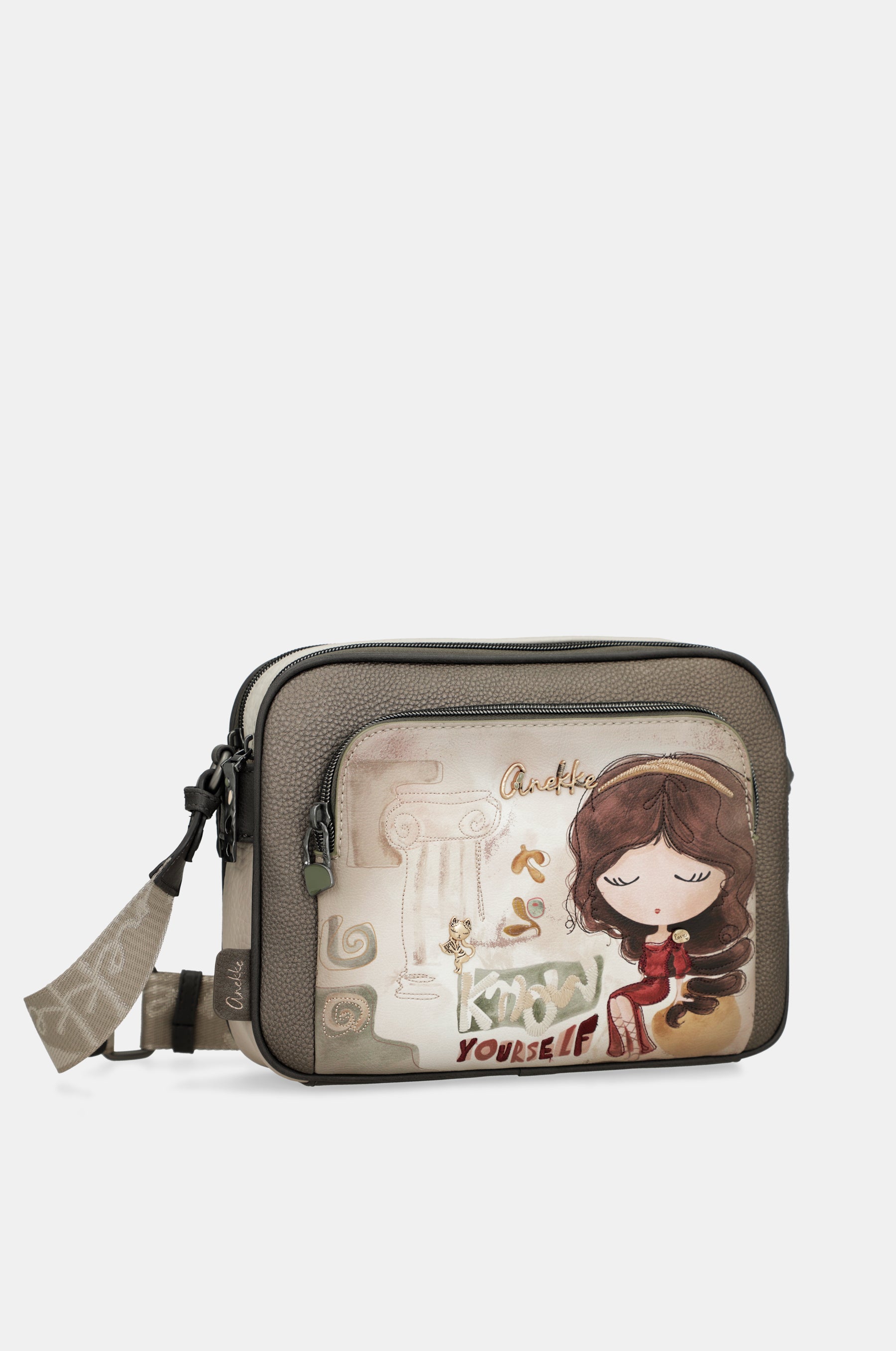 Bandolera con bolsillo frontal Muse