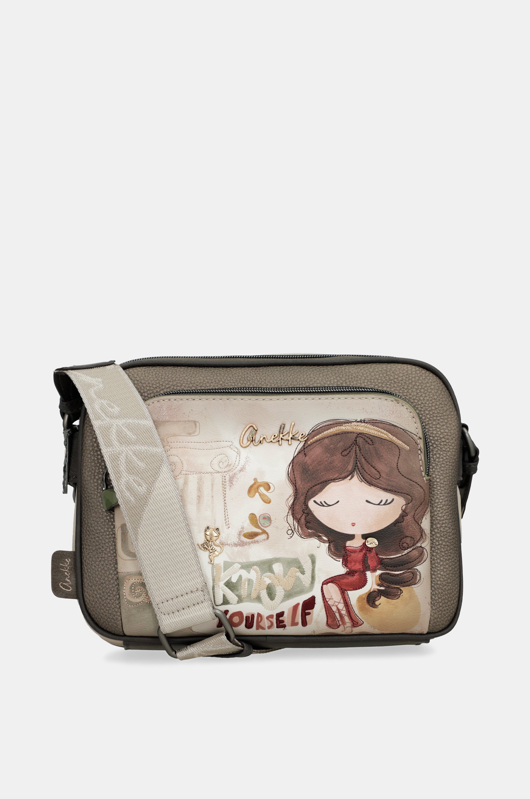 Bandolera con bolsillo frontal Muse