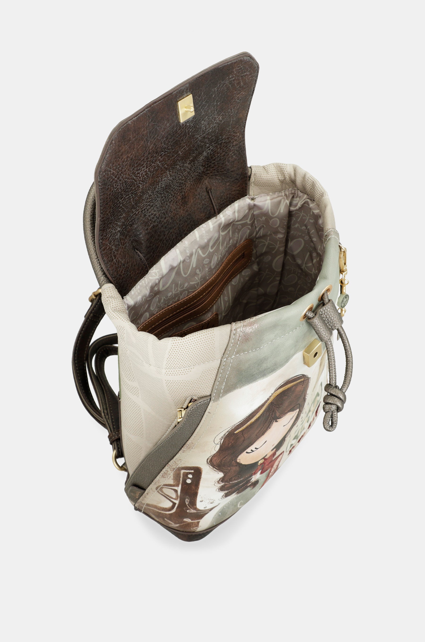 Mochila con solapa Muse