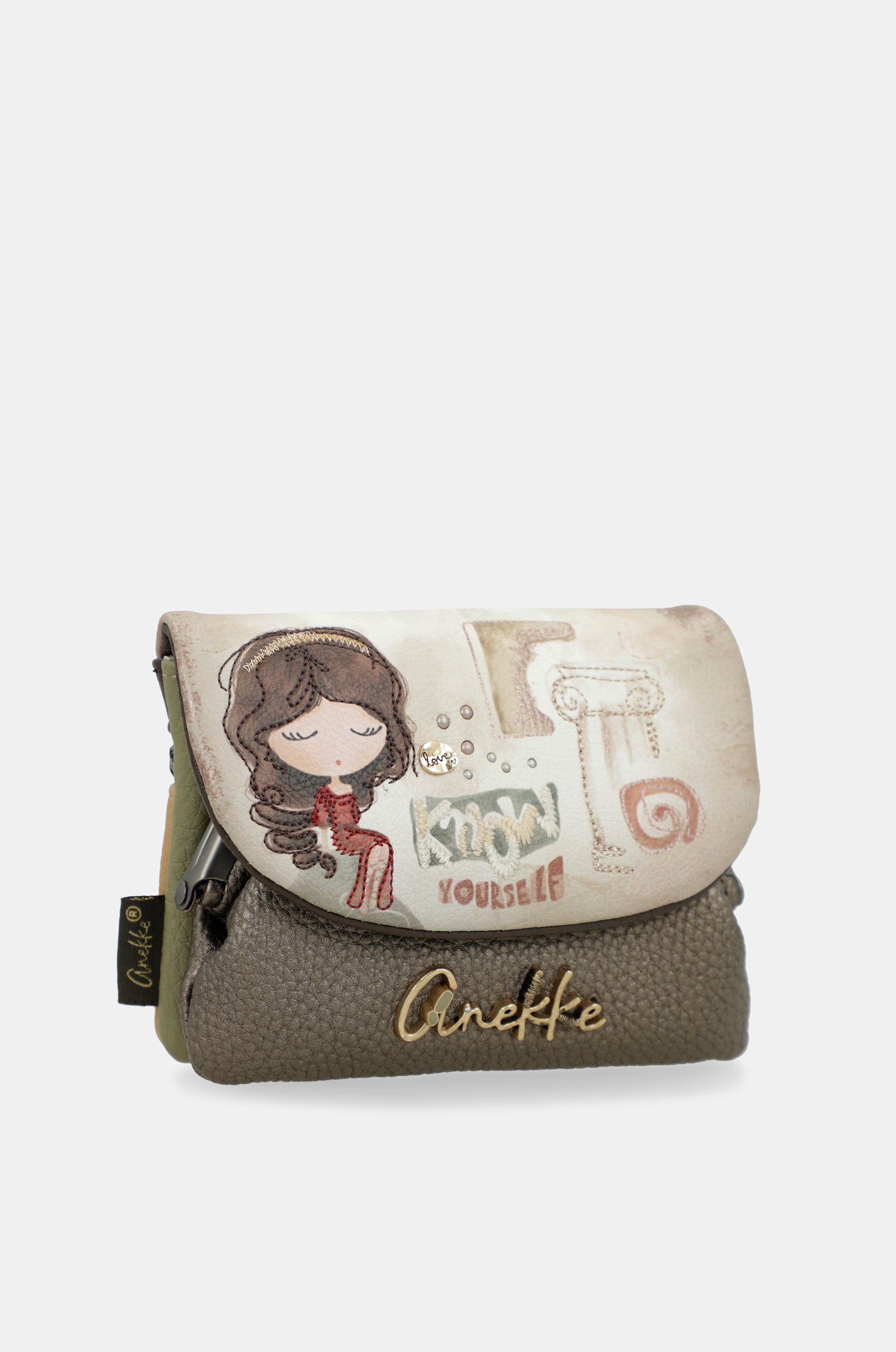 Monedero con solapa Muse