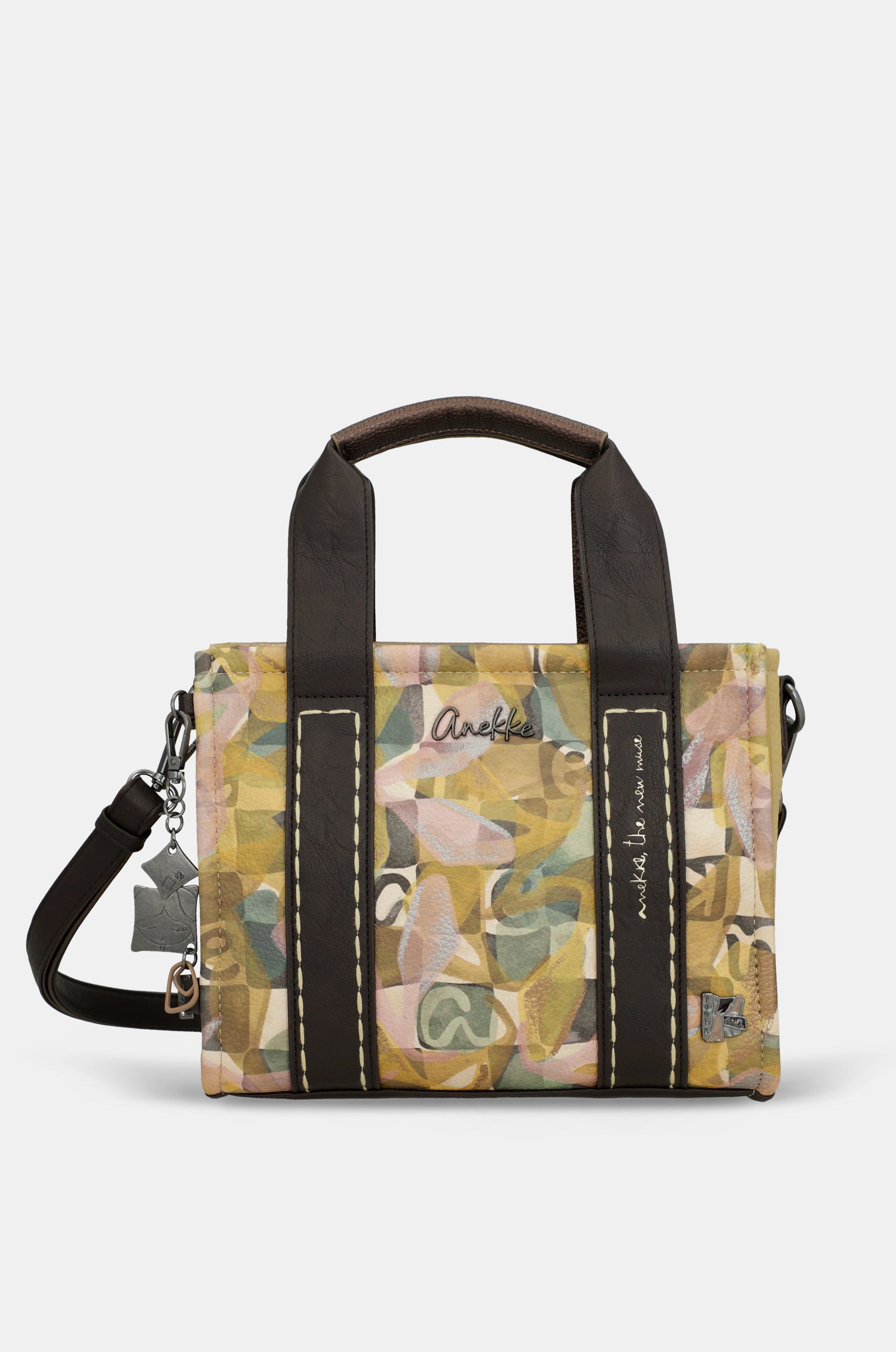Bolso con dos asas y bandolera Bloom