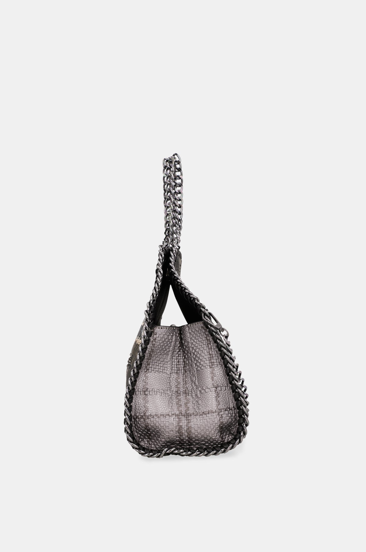 Bolso de hombro con asa metálica Iron