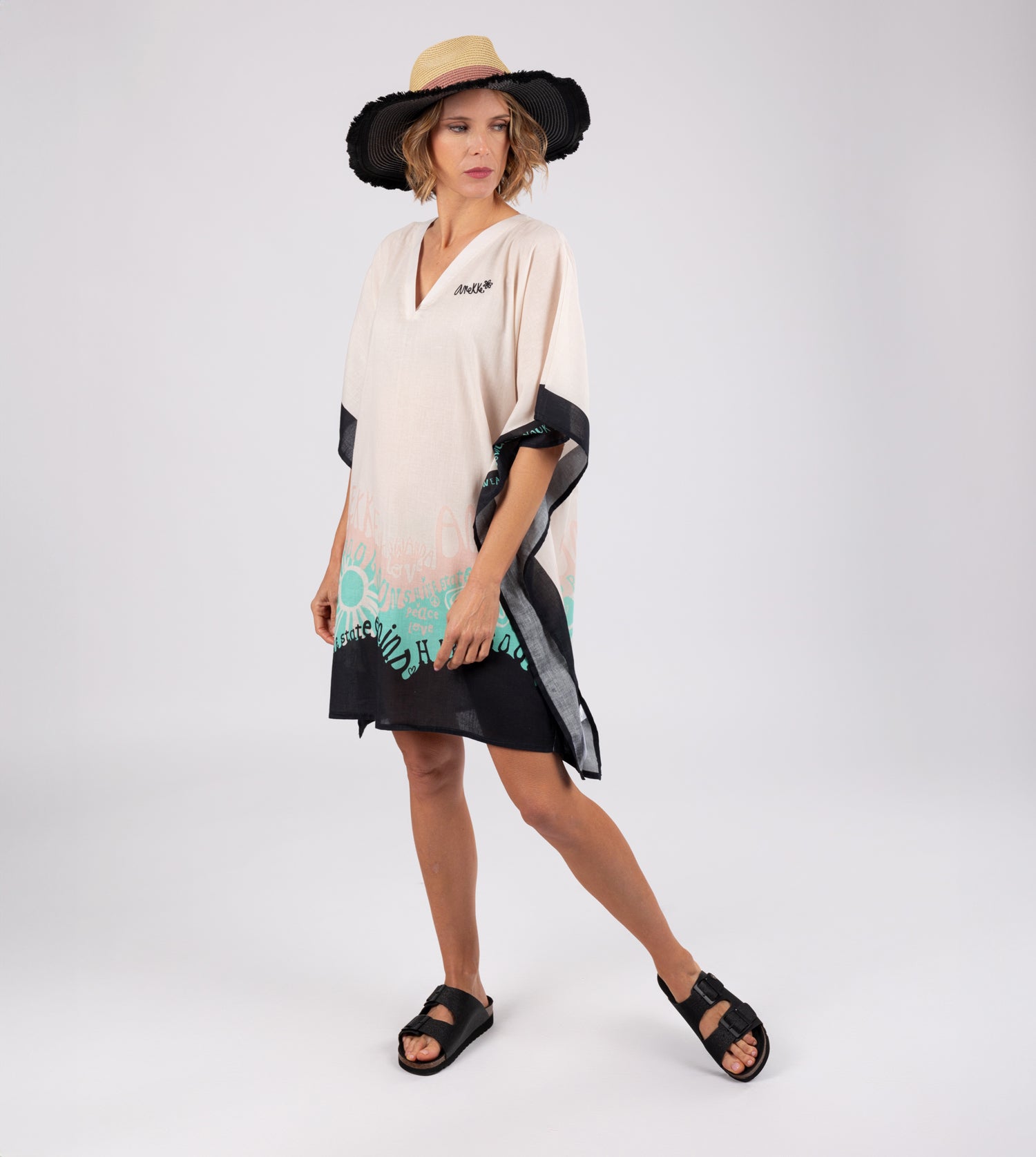 Sandalias bio de mujer negro