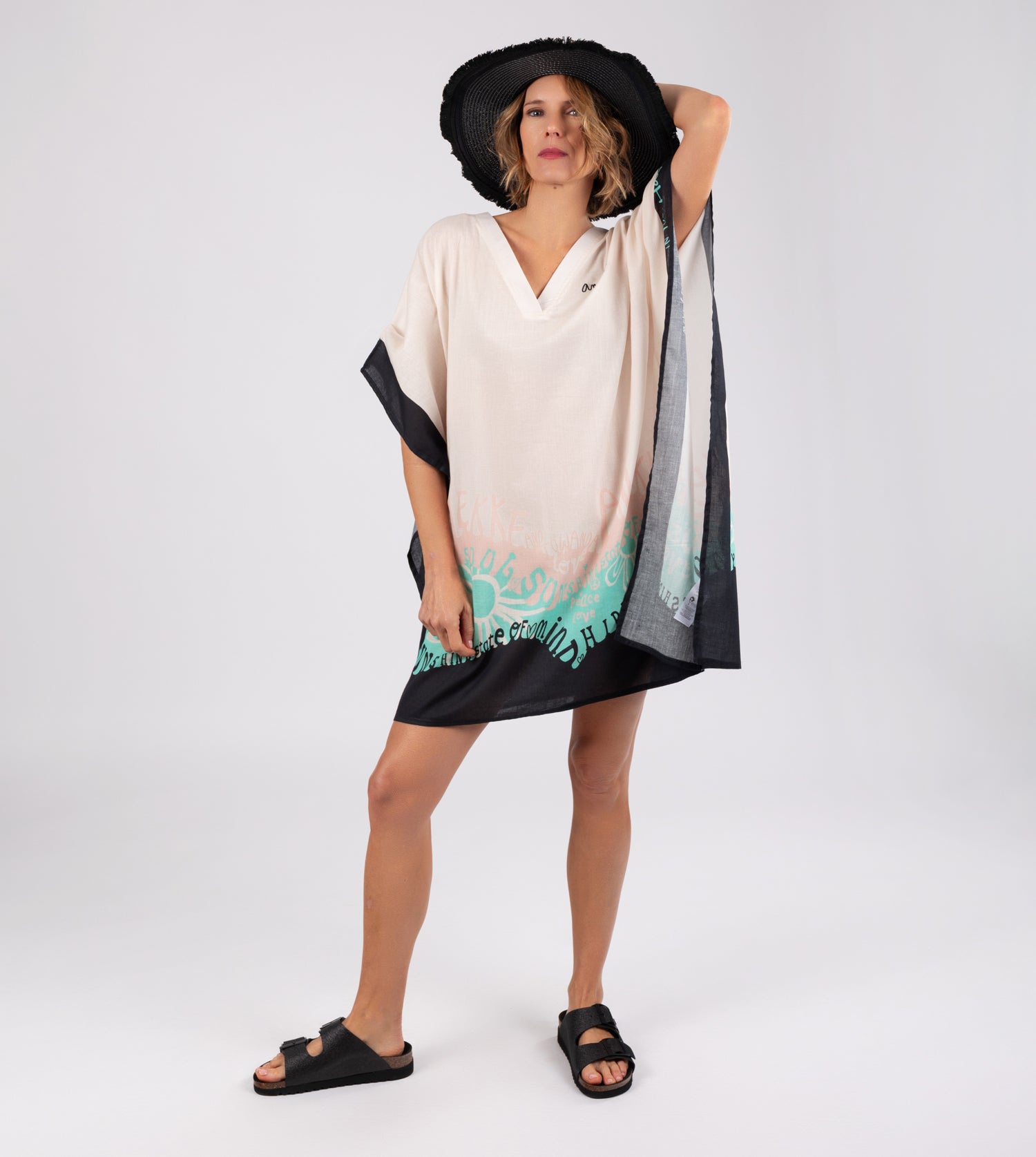 Sandalias bio de mujer negro