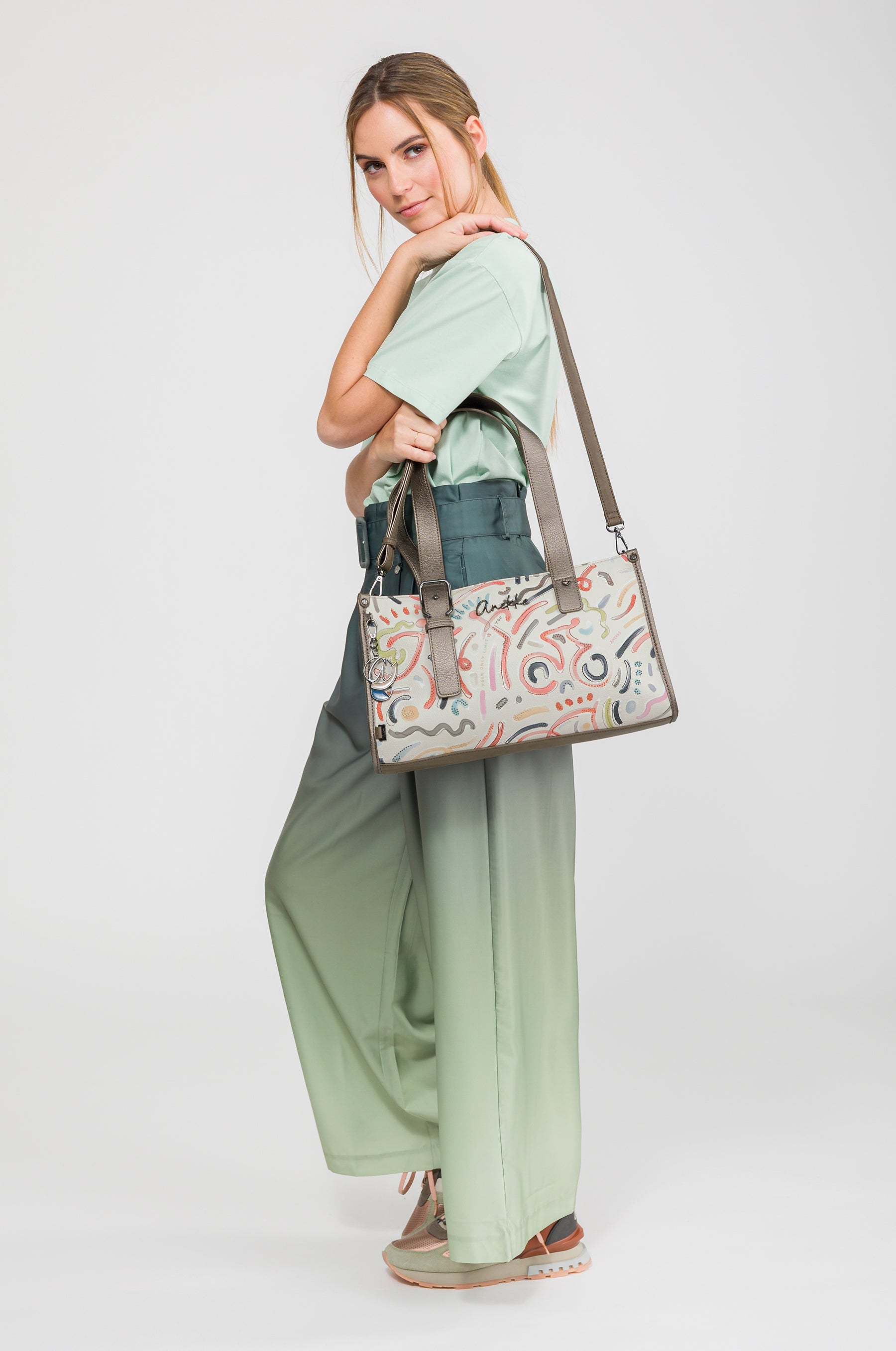 Bolso de dos asas y bandolera Olympia