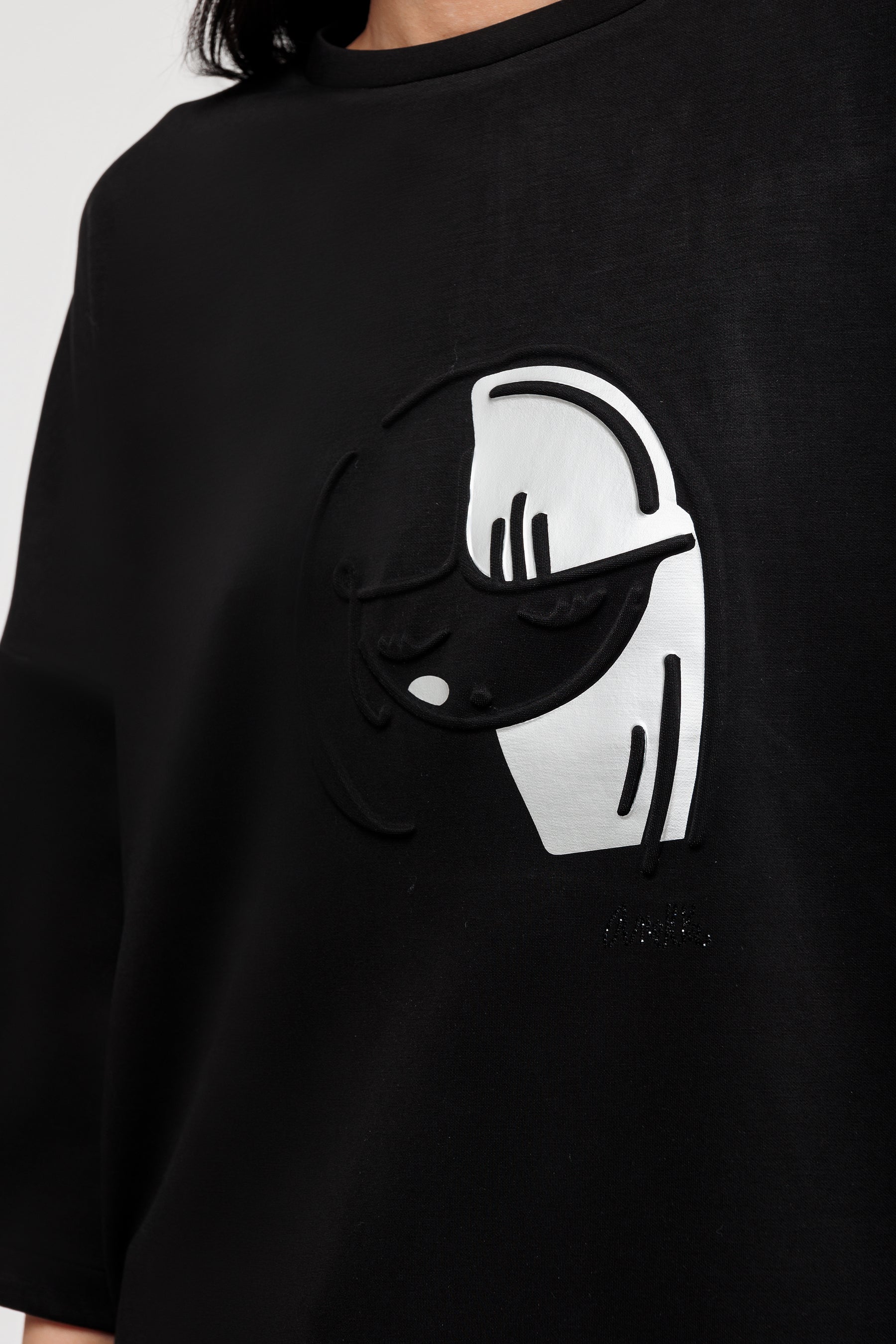 Sudadera negra Nature Koko