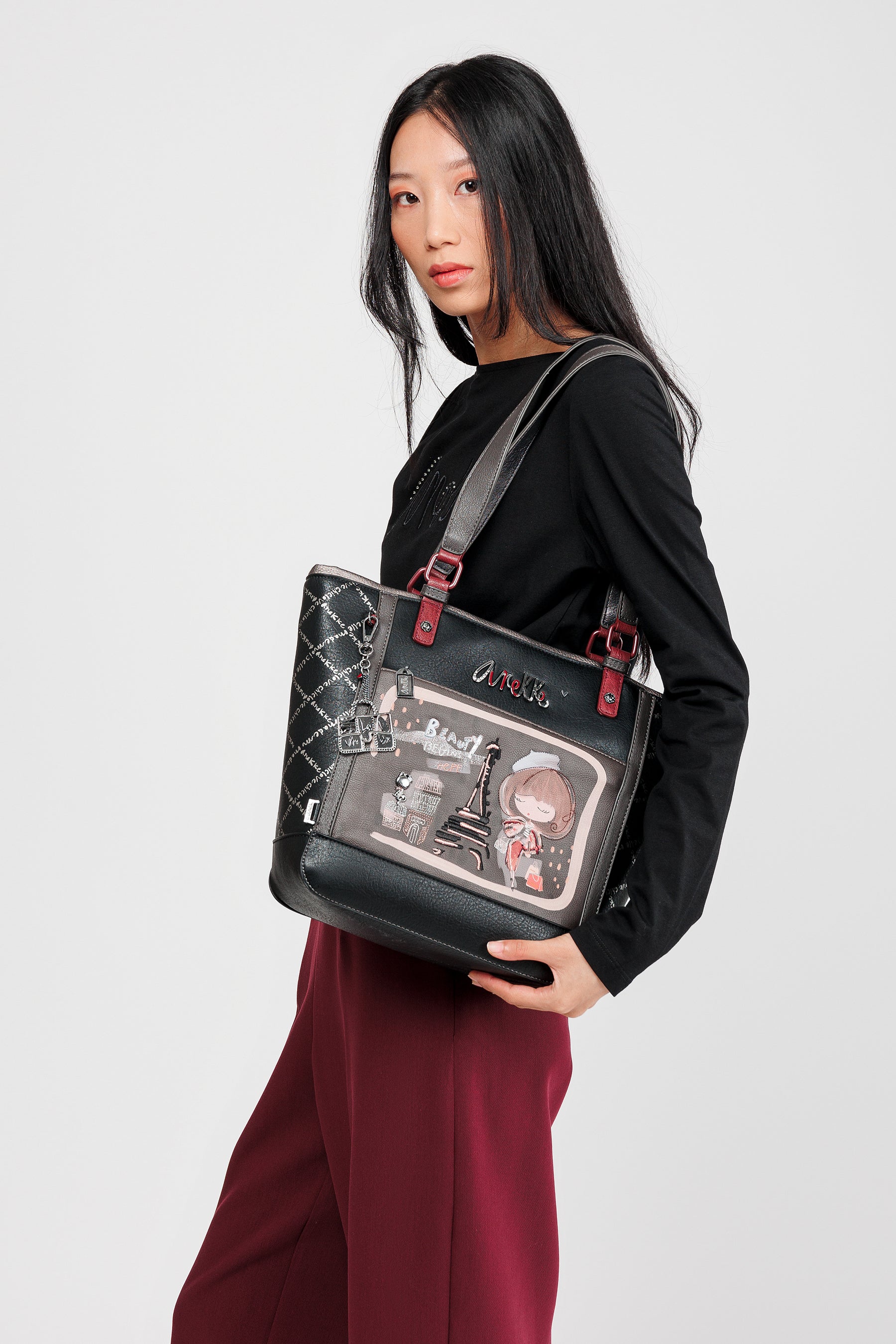 Bolso de hombro grande Mademoiselle