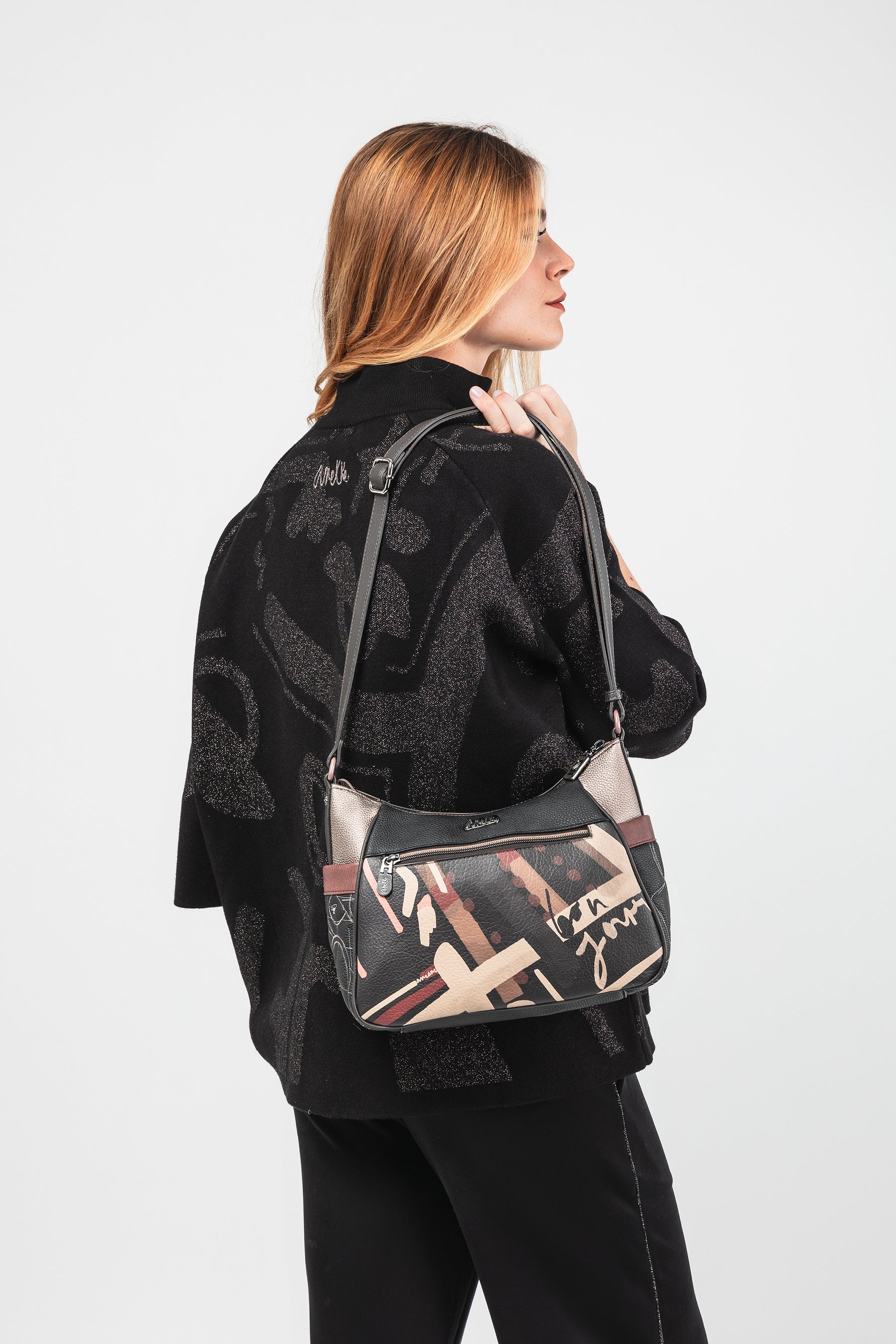 Bolso de hombro con bandolera grande Mademoiselle