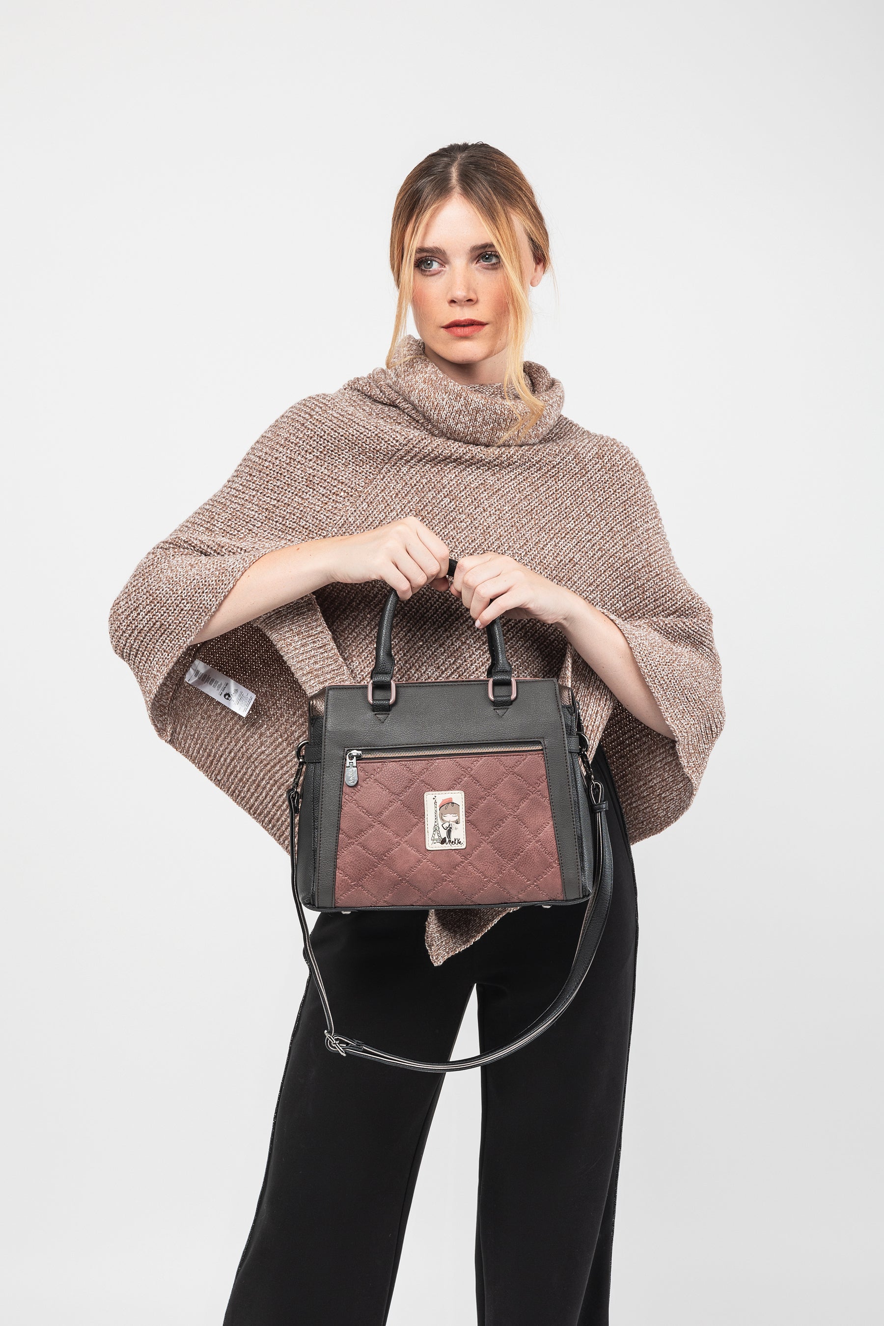Bolso asa corta y bandolera Parisian