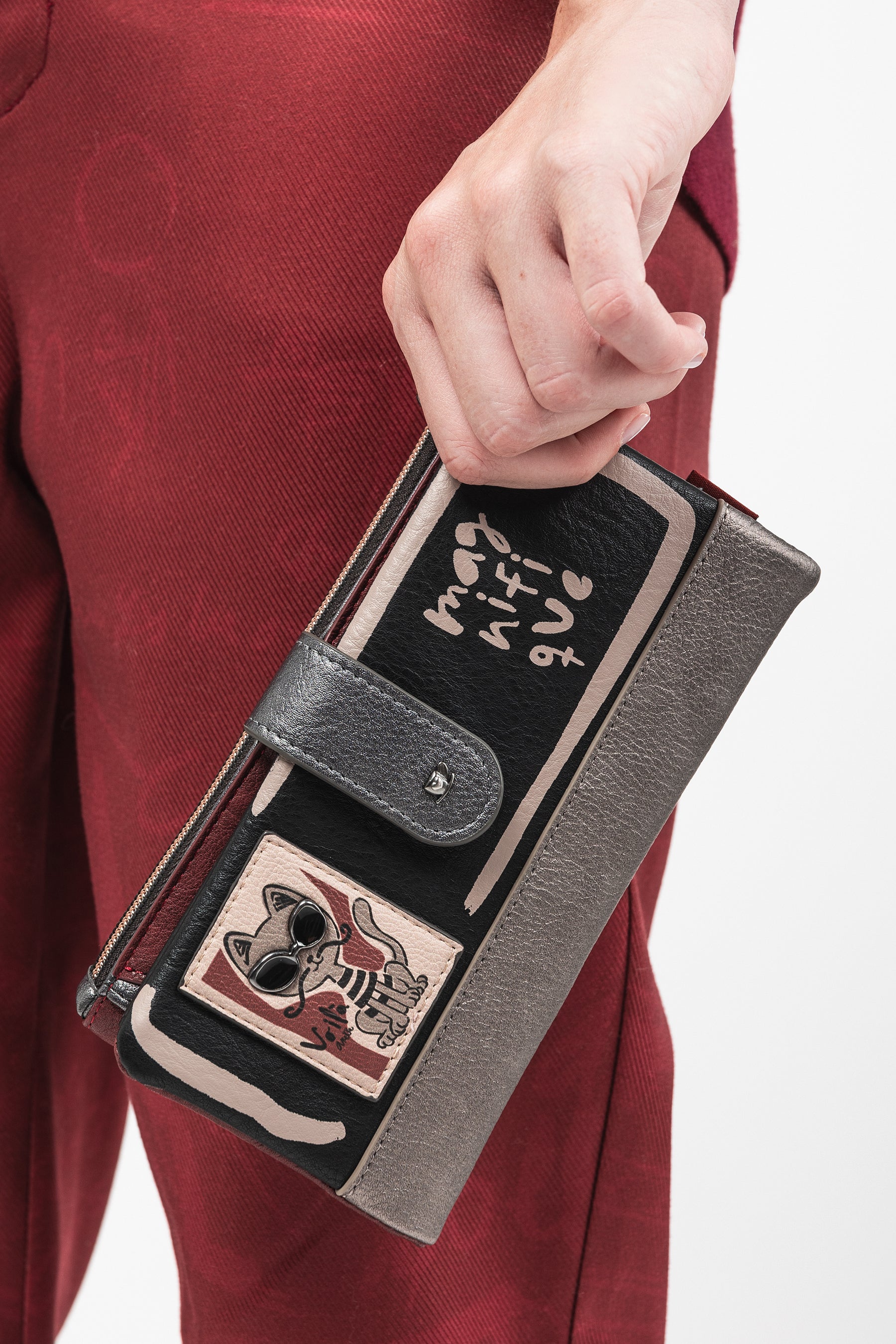 Billetero grande flexible RFID Parisian