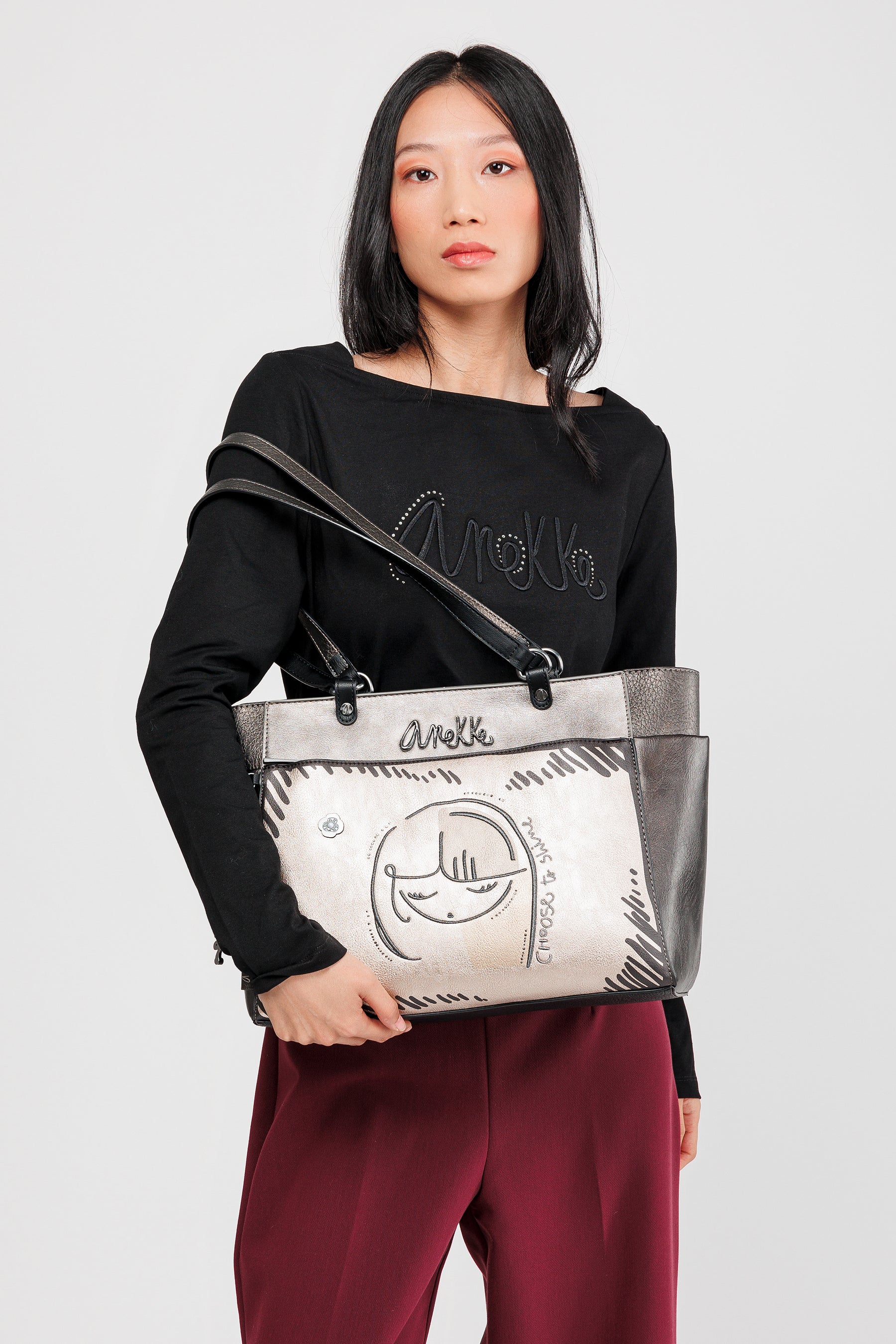 Bolso de hombro grande Nature Koko