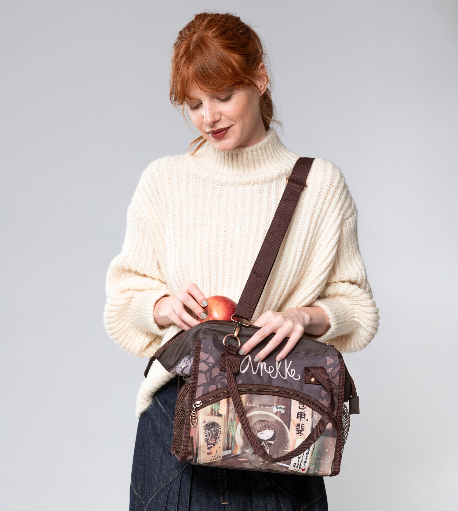 Bolsa porta alimentos con bandolera Shōen