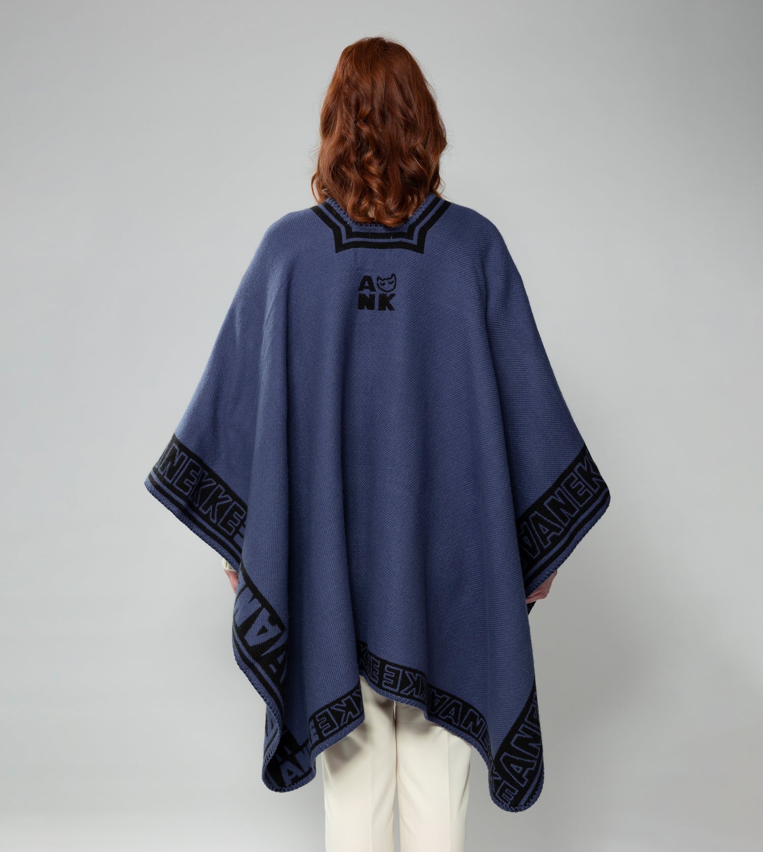 Poncho azul marino Shodō