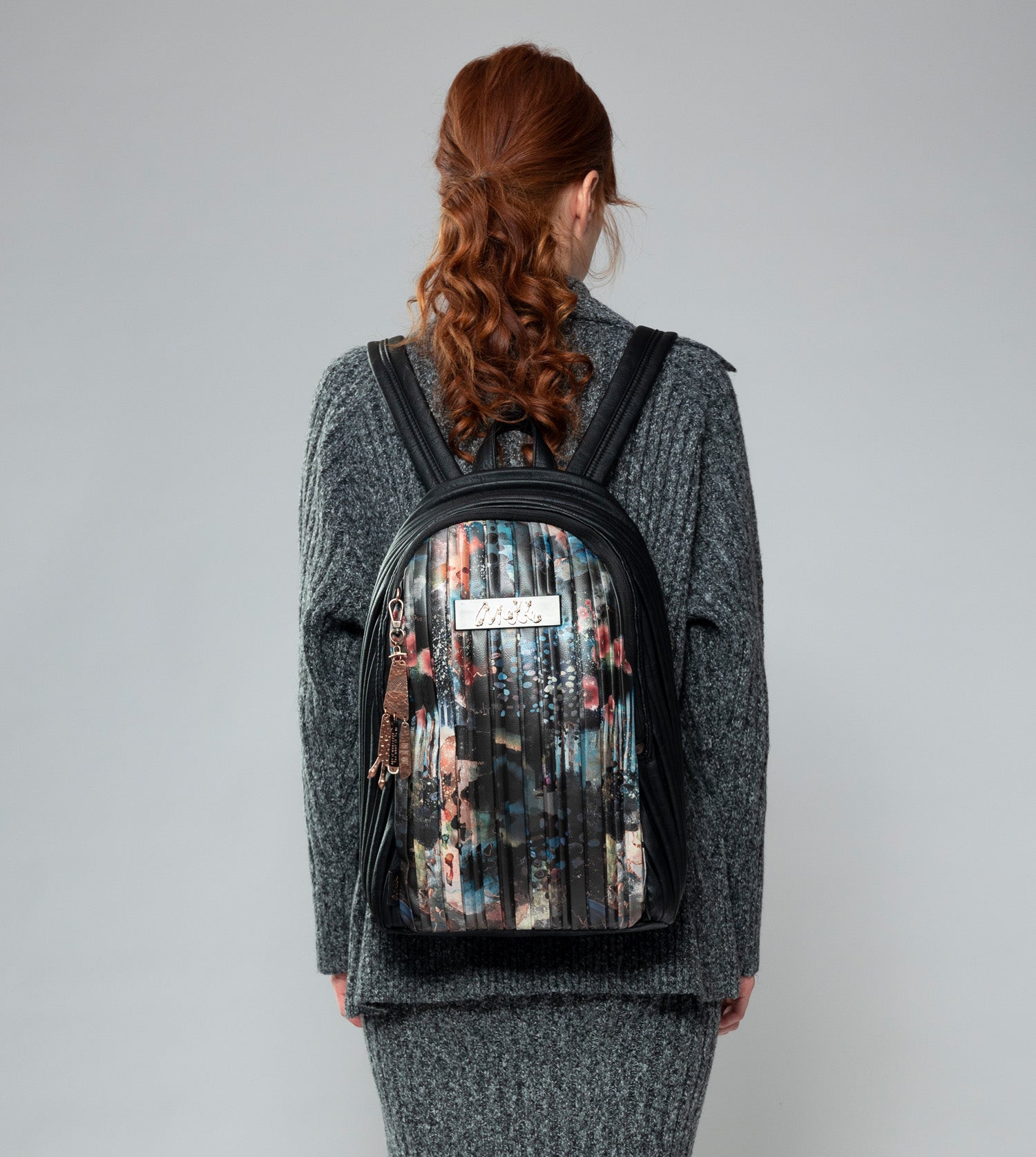 Mochila grande plisada Shōen Palette