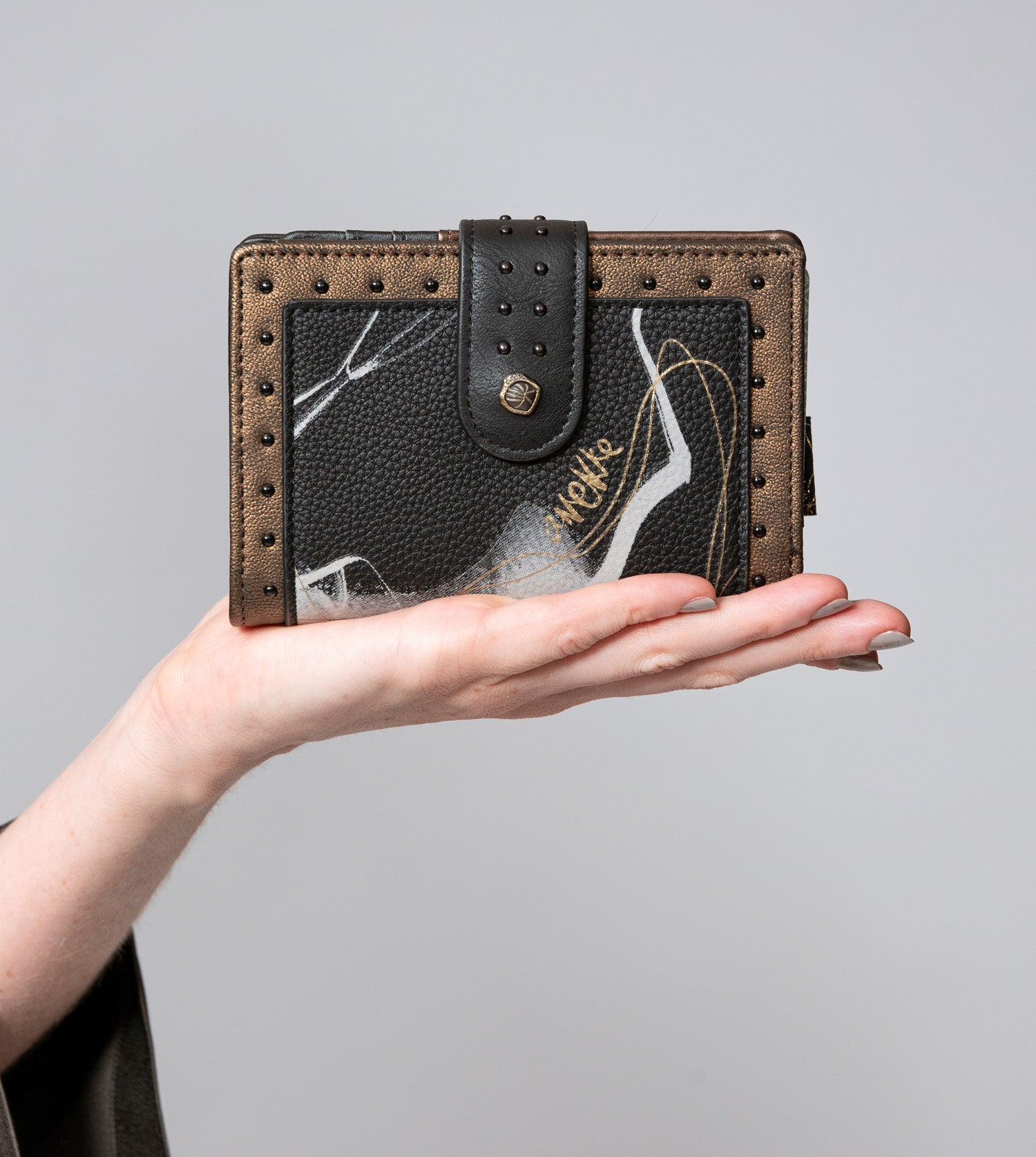 Billetero negro flexible RFID Nature Shodō