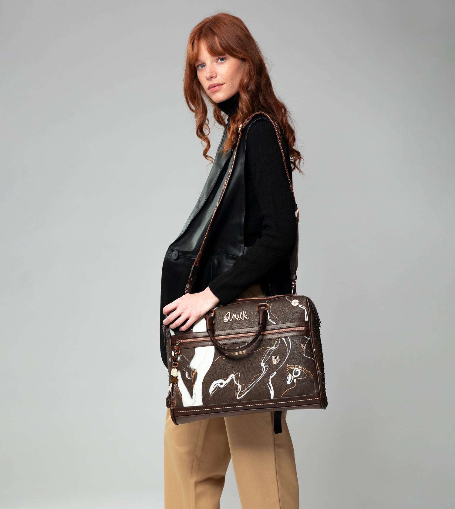 Portadocumentos marrón Nature Shodō