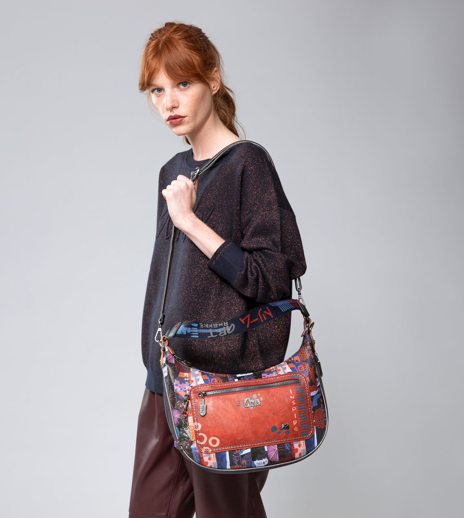 Bolso ovalado grande Kyomu