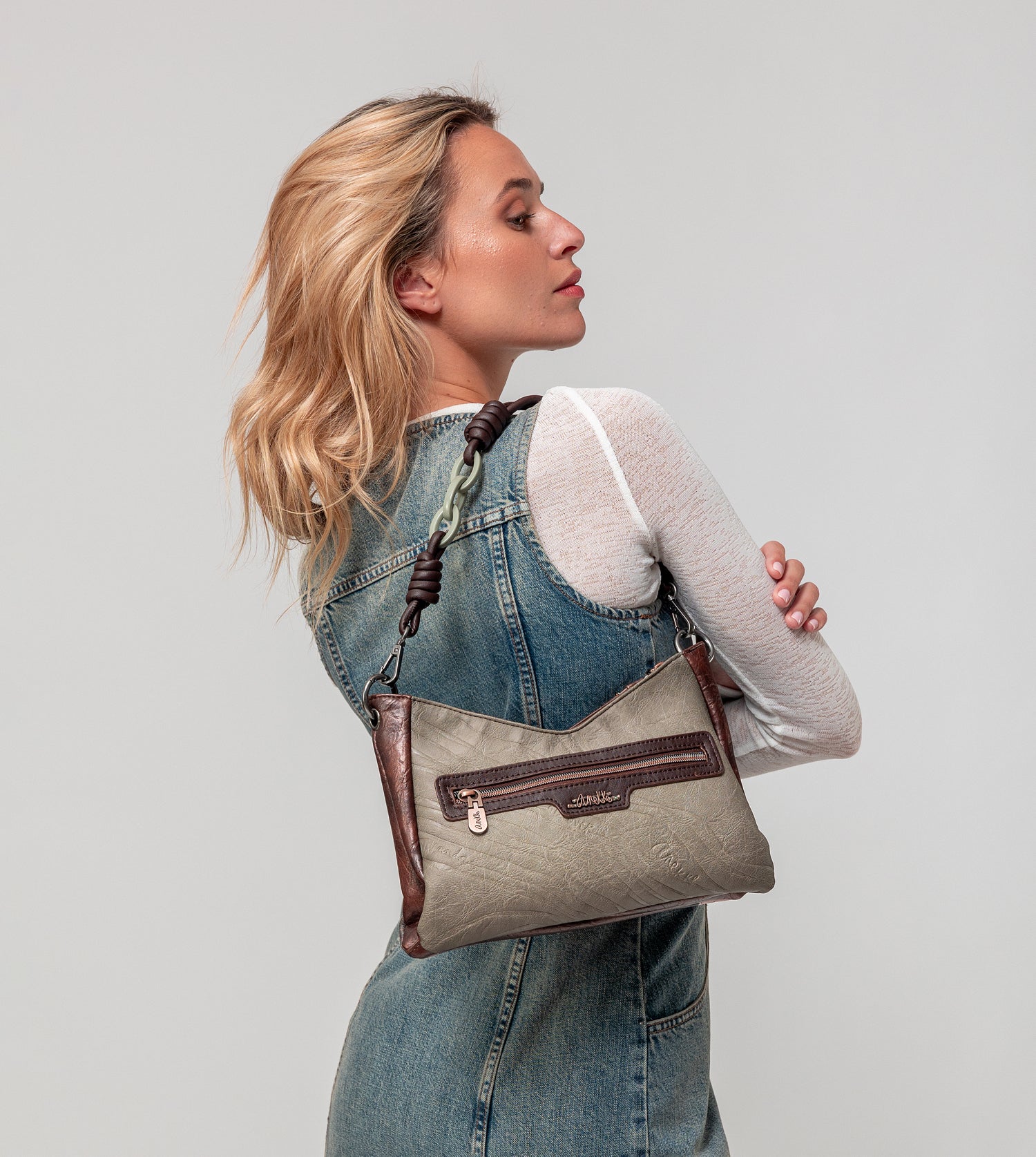 Bolso de hombro 2 asas Outer
