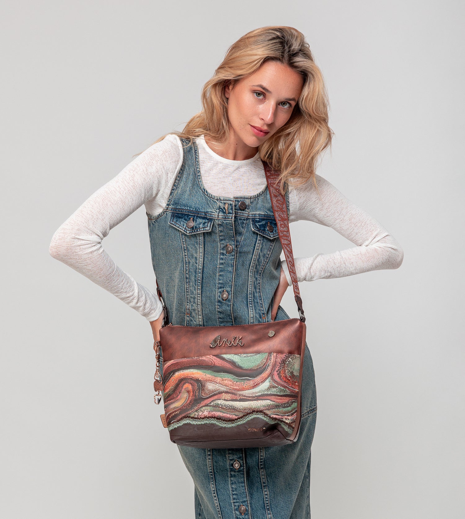 Bandolera con bolsillos grande Outer