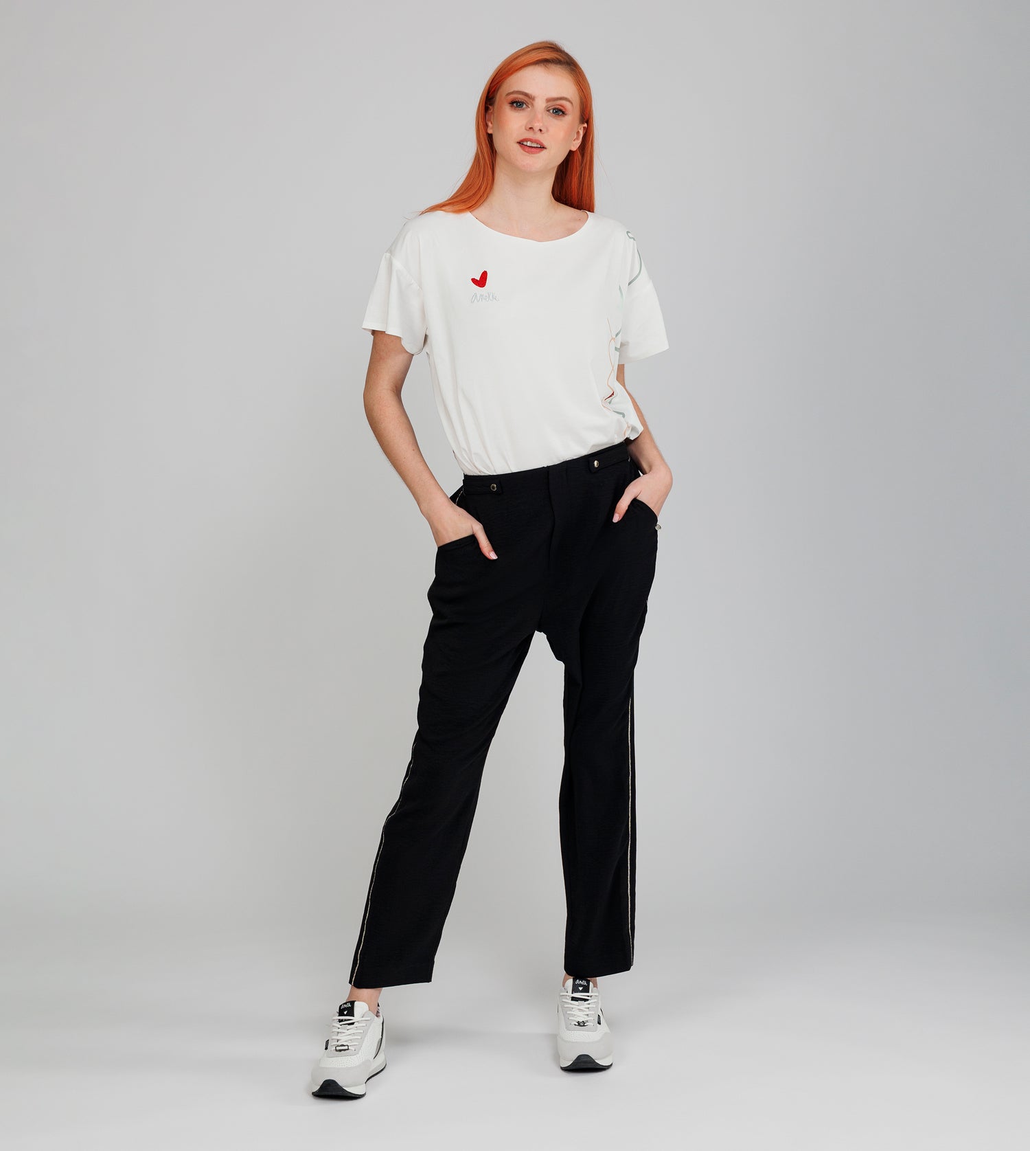 Camiseta manga corta estampada Alma