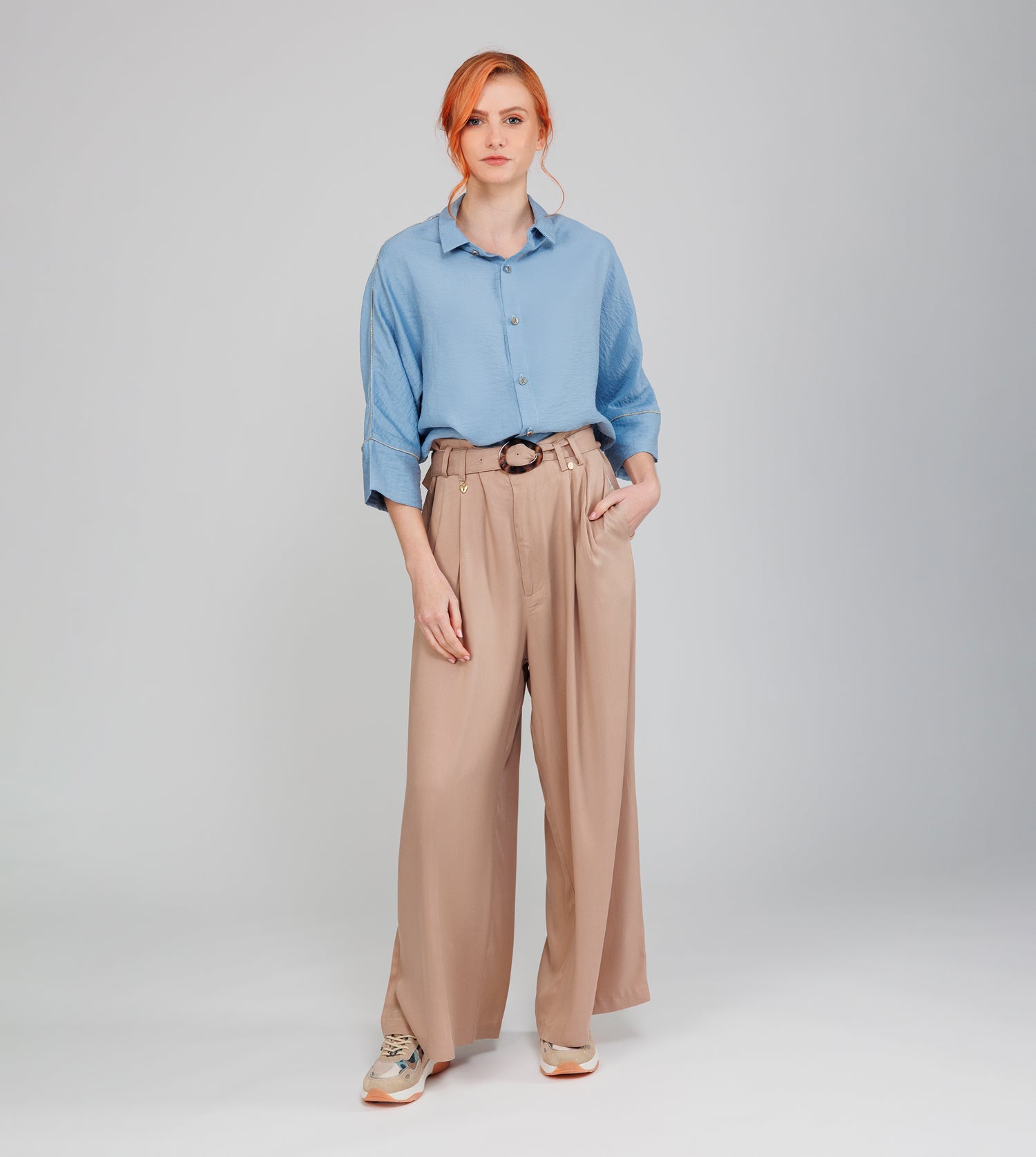 Pantalones taupe