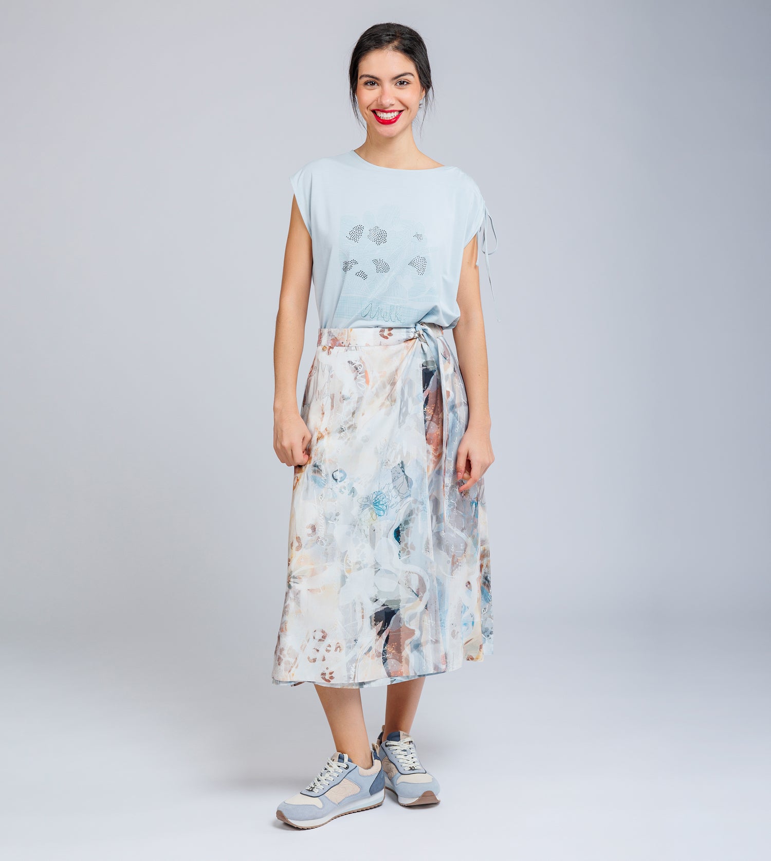 Falda estampada Memories