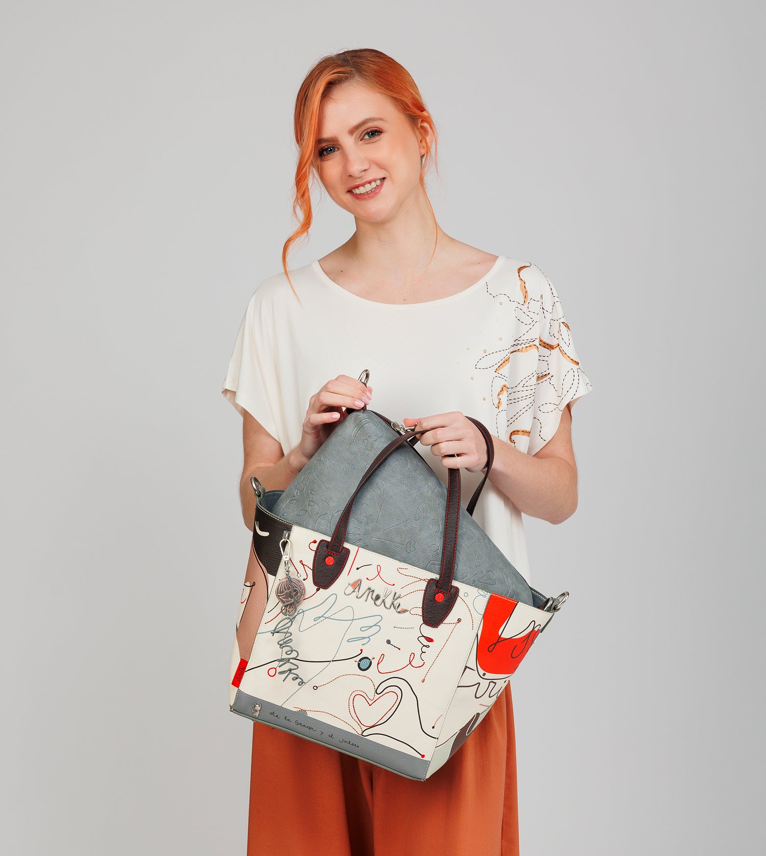 Bolso shopper negro Ole