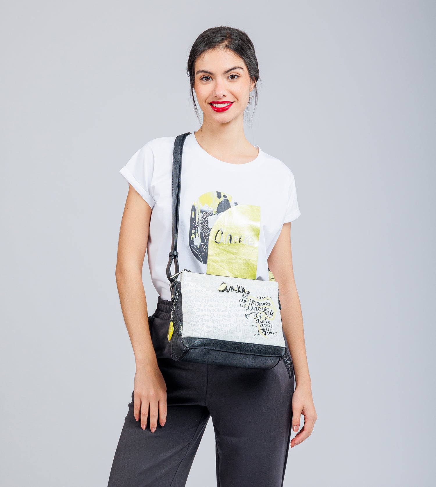 Bandolera estampada 3 compartimentos Nature Towanda