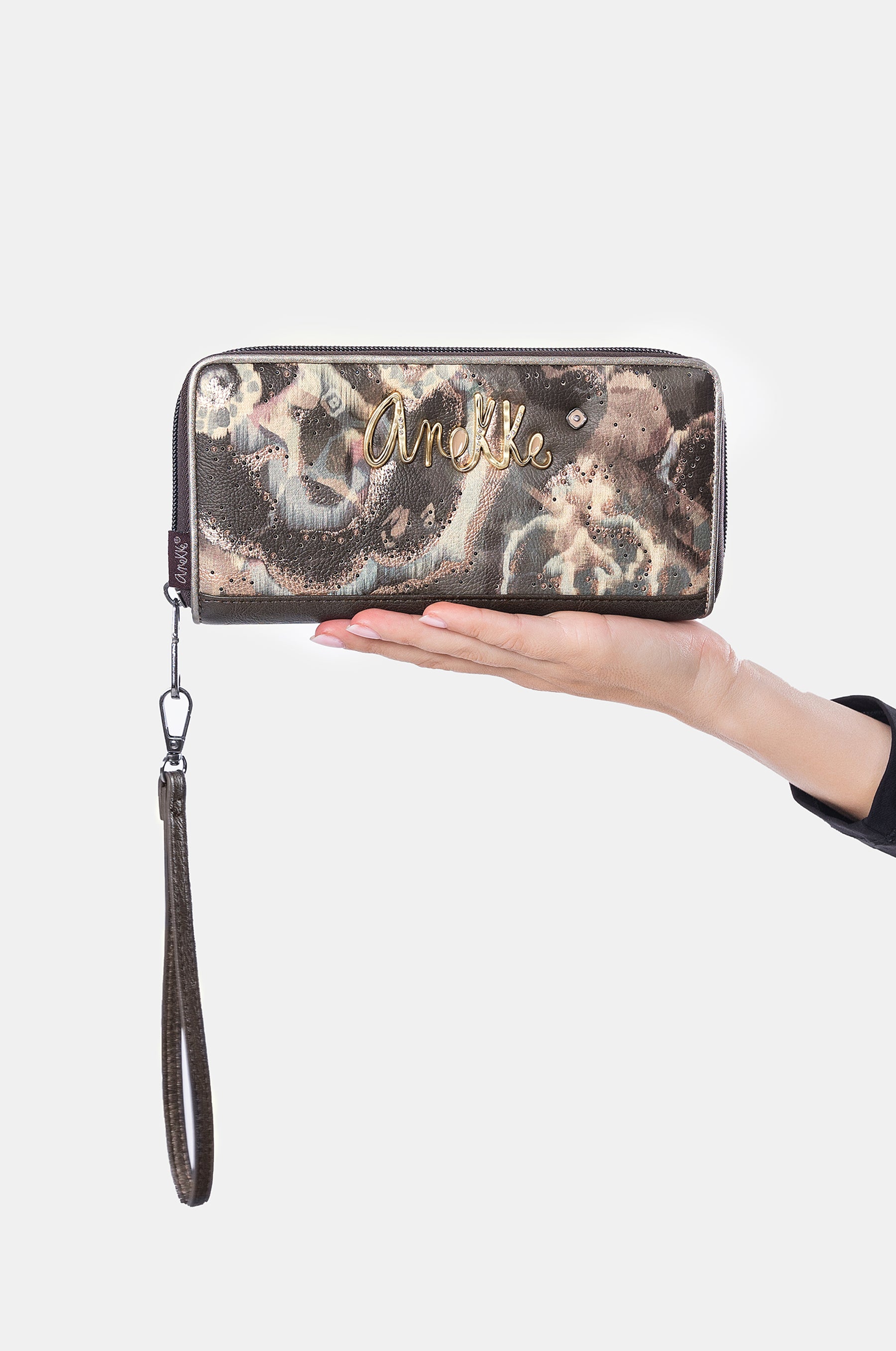 Billetero grande estampado RFID Manifesto