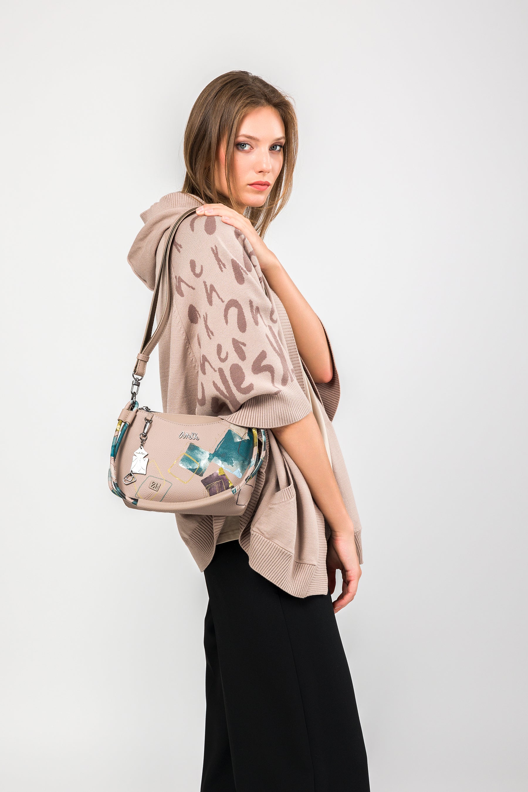 Bolso de hombro con bandolera mediano Evolution