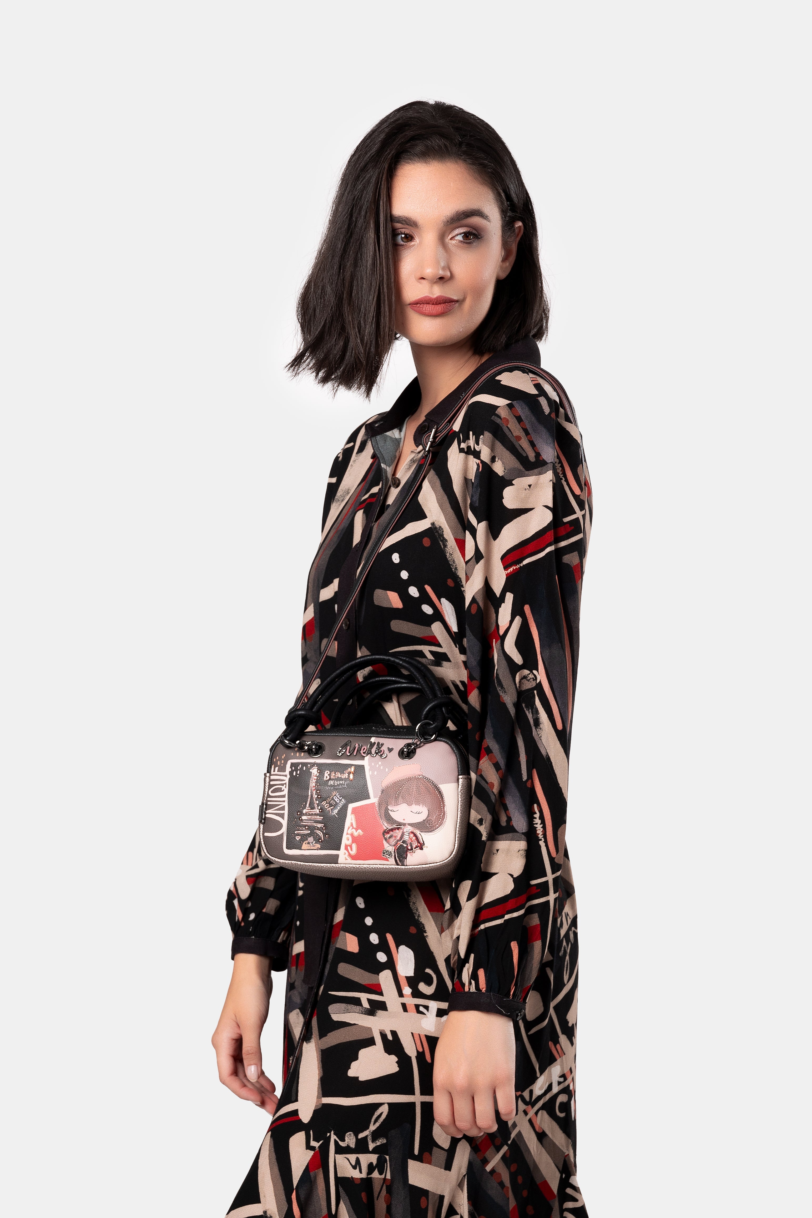 Bolso de mano pequeño con bandolera Mademoiselle