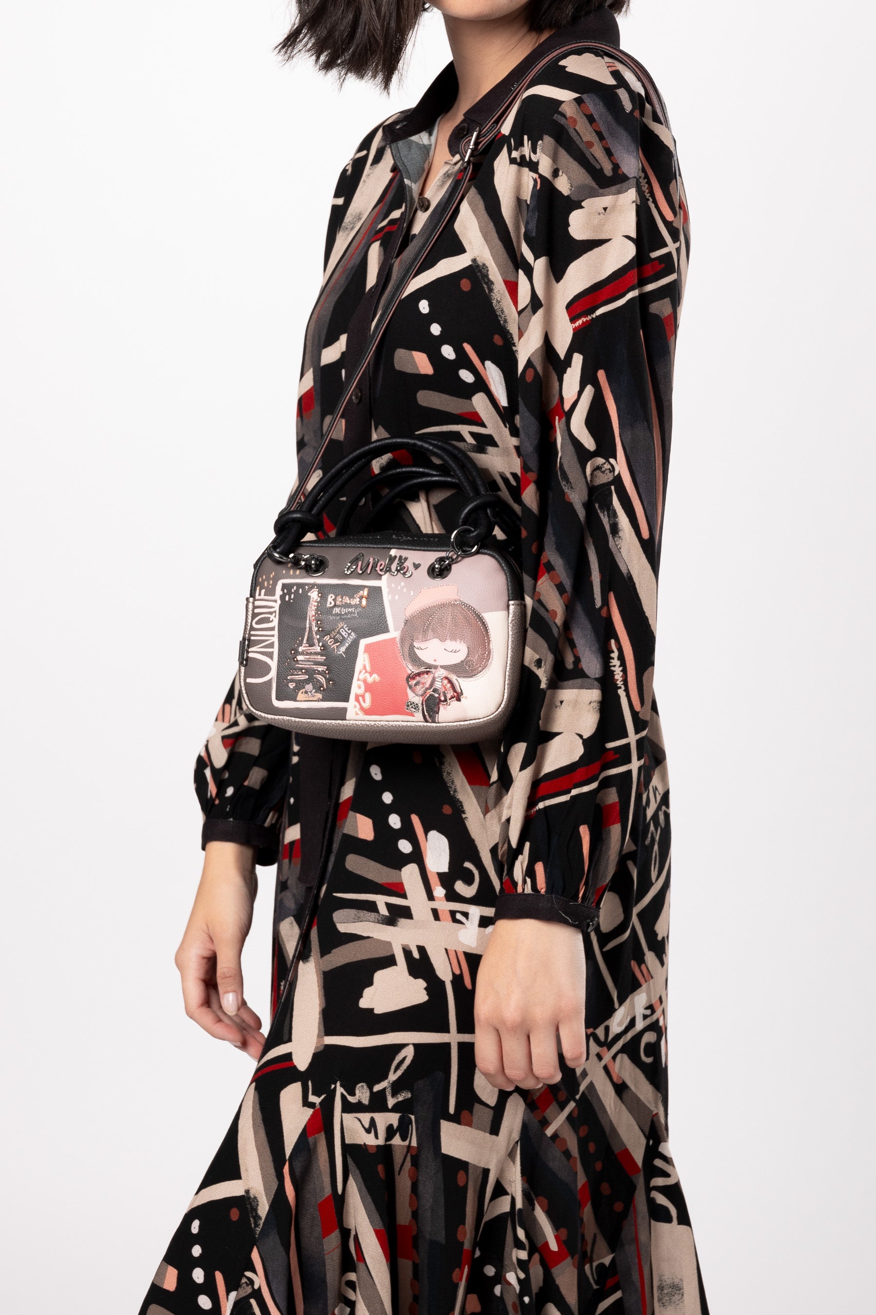 Bolso de mano pequeño con bandolera Mademoiselle