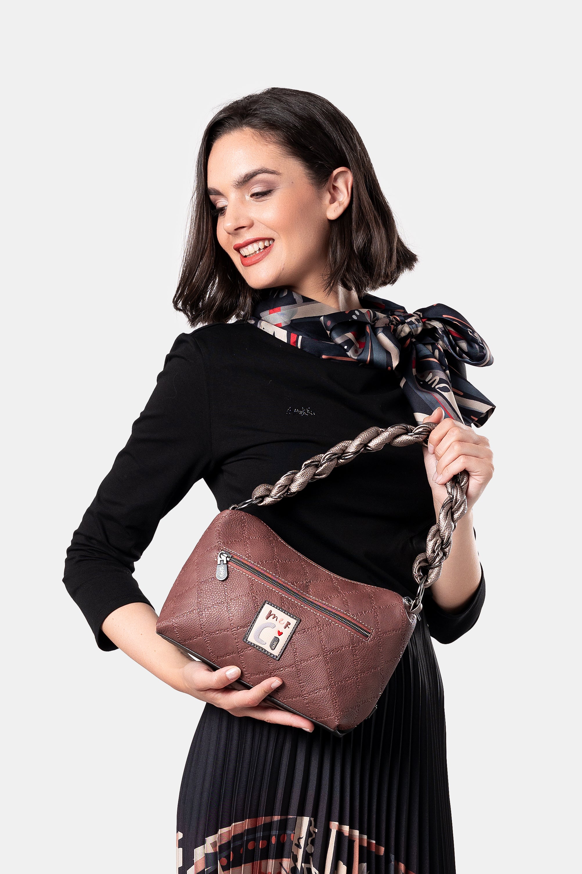Bolso asa corta y bandolera Mademoiselle