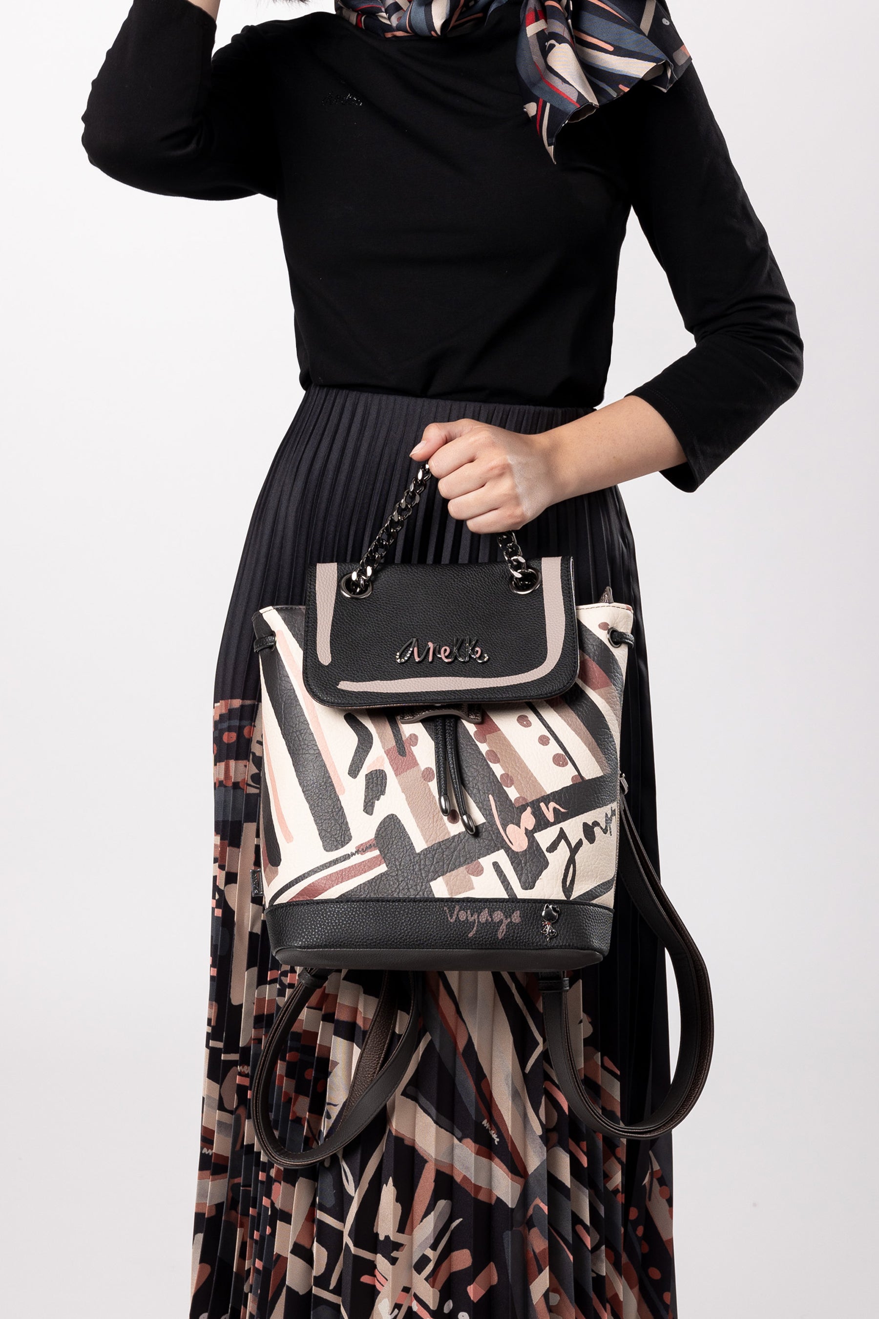 Mochila solapa Parisian