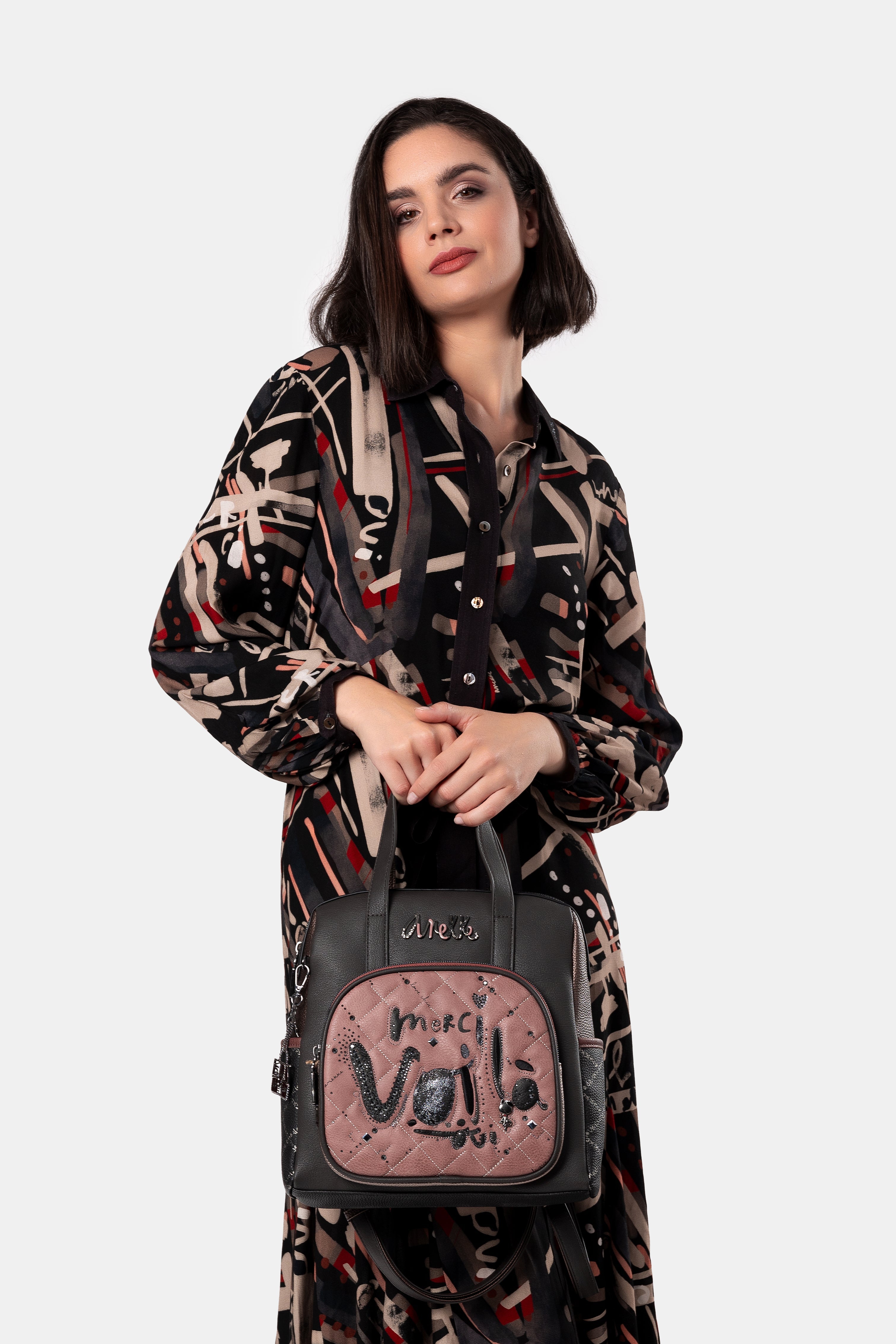 Mochila asa corta mediana Parisian