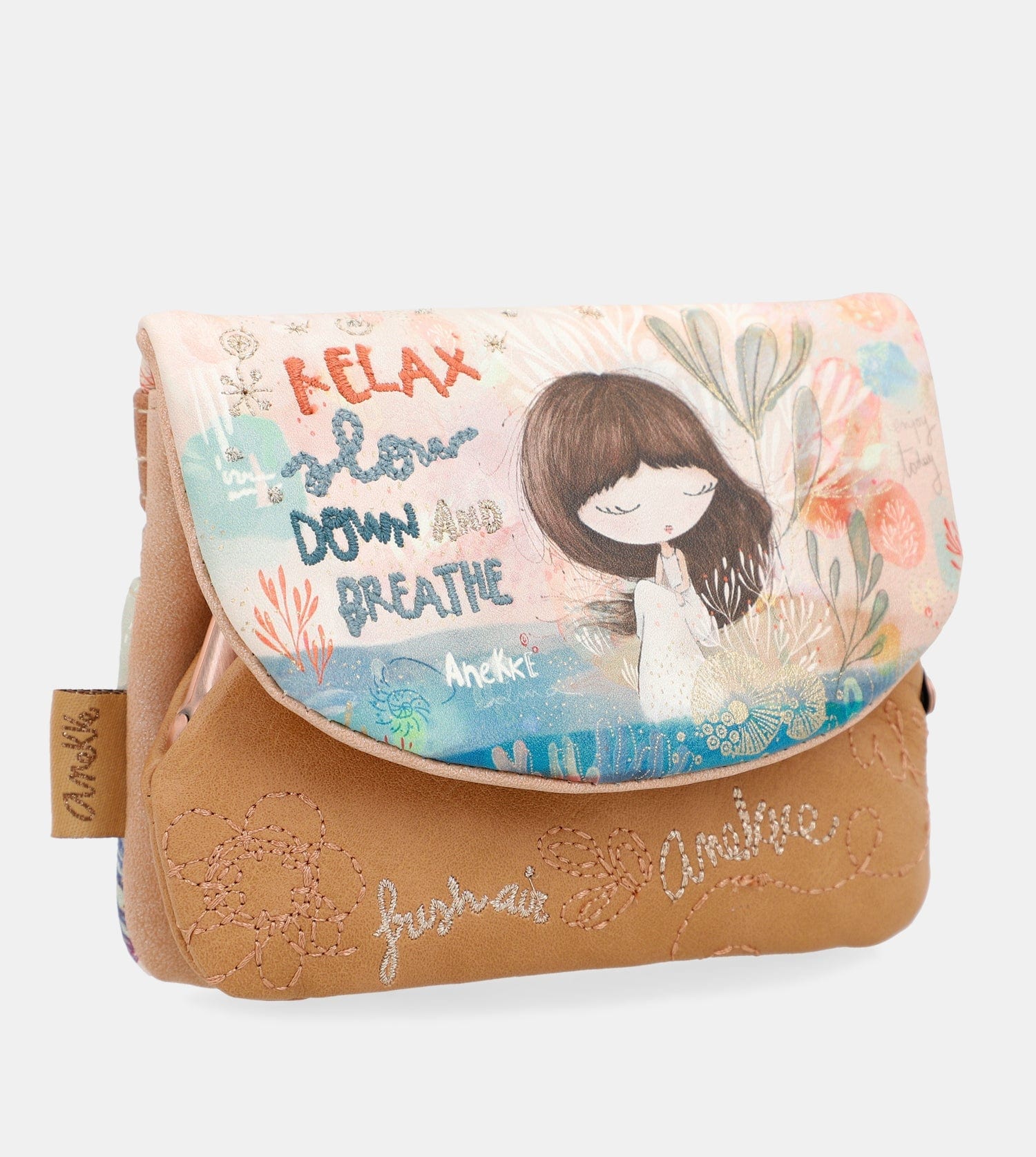 Monedero con solapa Mediterranean - Anekke