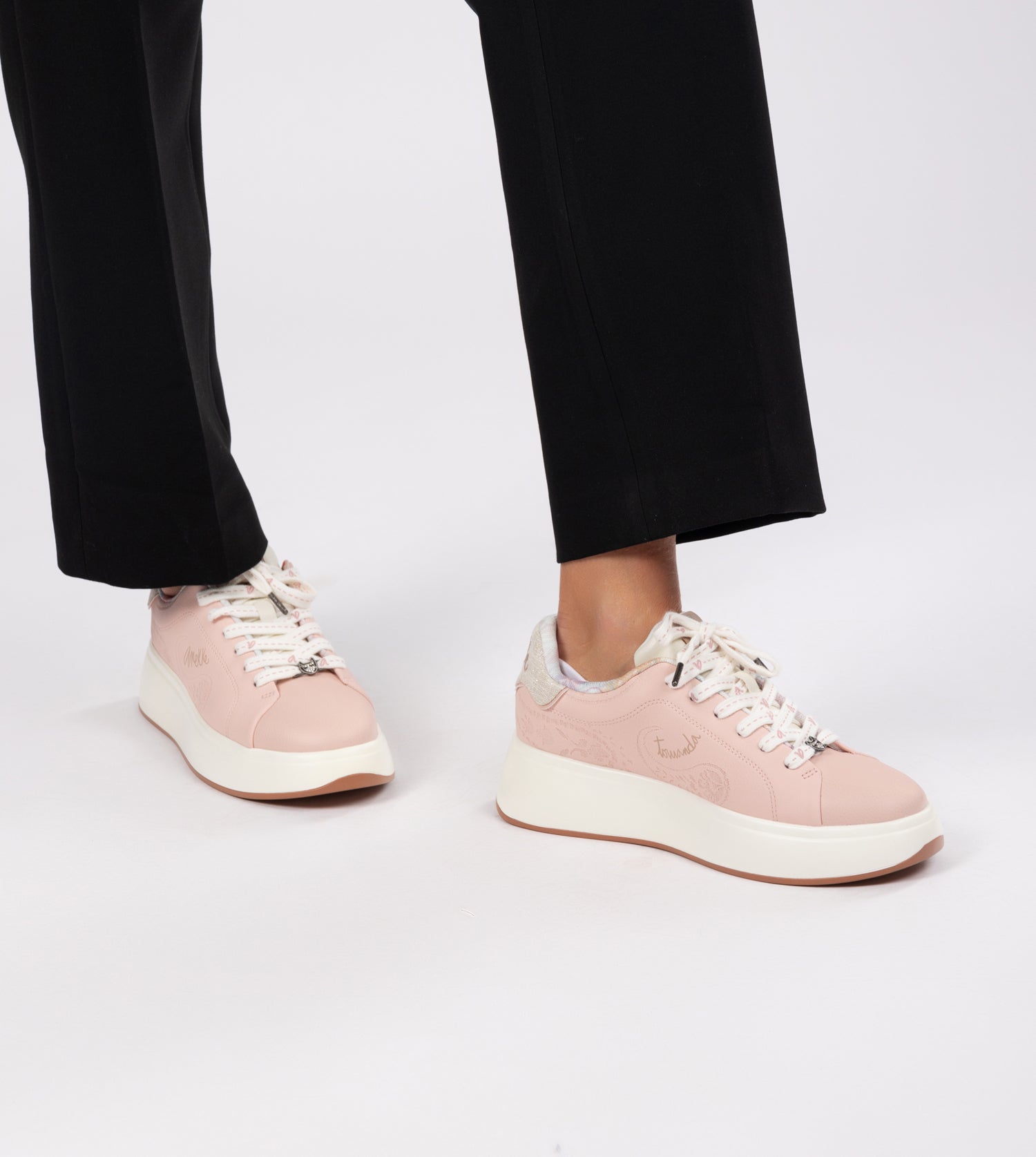 Deportivos Peace & Love rosa