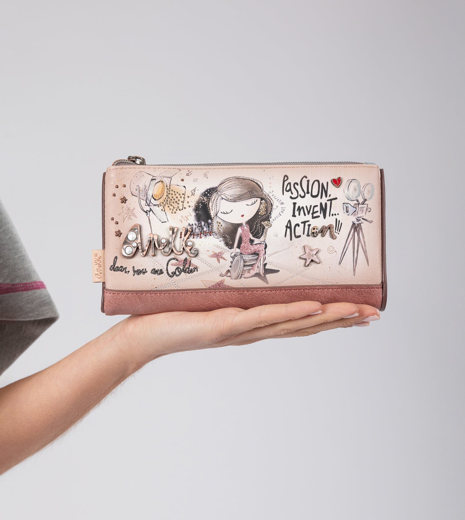 Billetero grande flexible RFID Hollywood