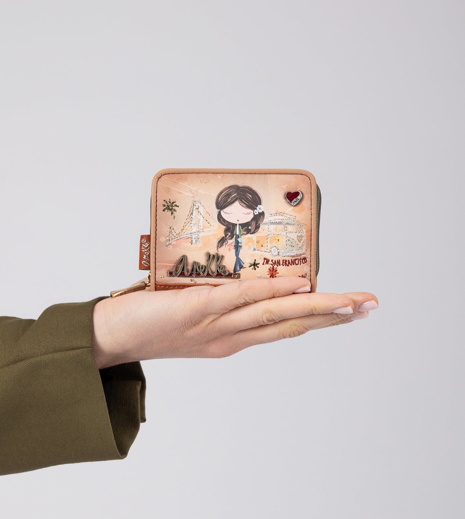 Billetero RFID Anekke Peace & Love Camel