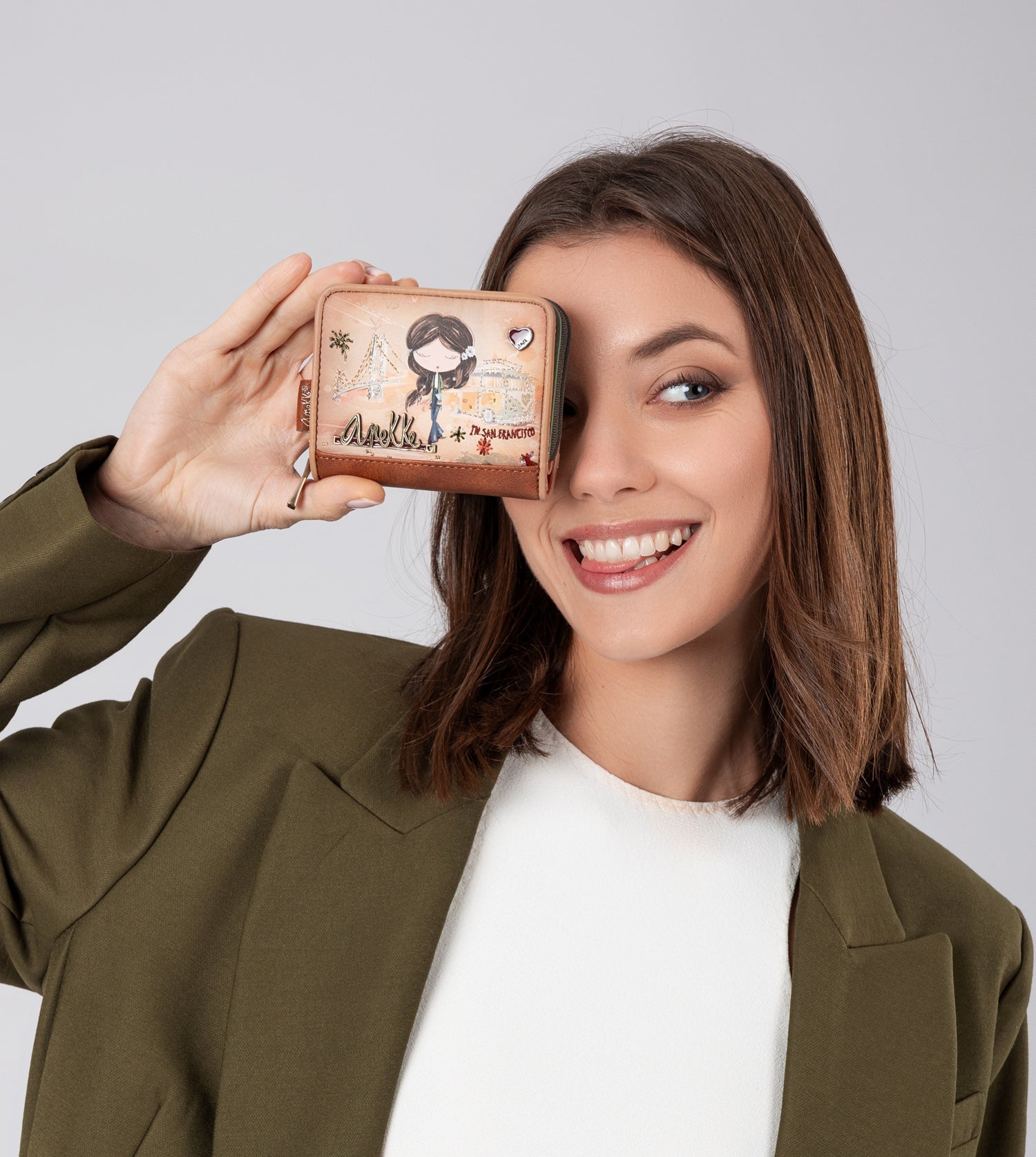 Billetero RFID Anekke Peace & Love Camel