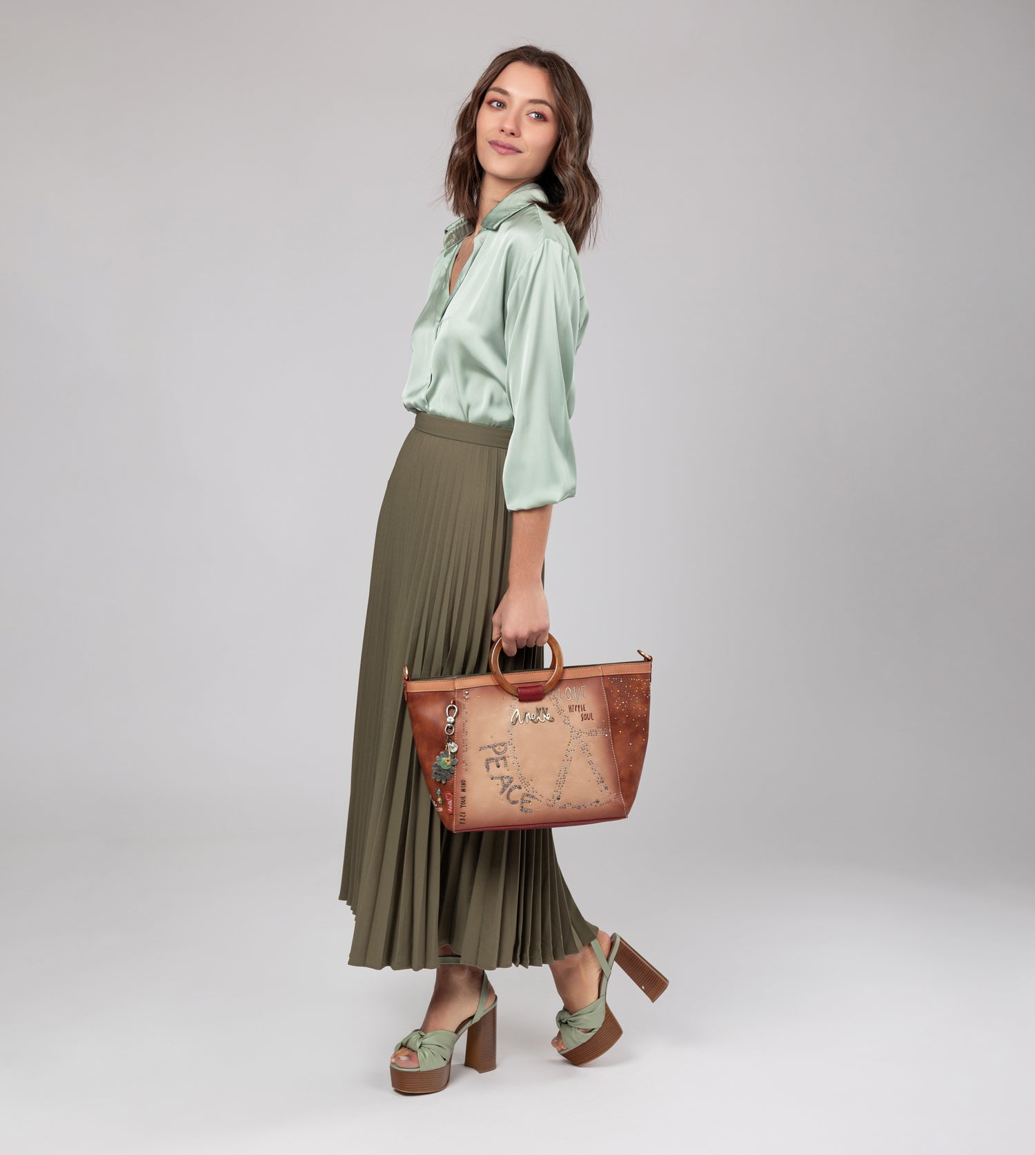 Bandolera asas redondas Flowers