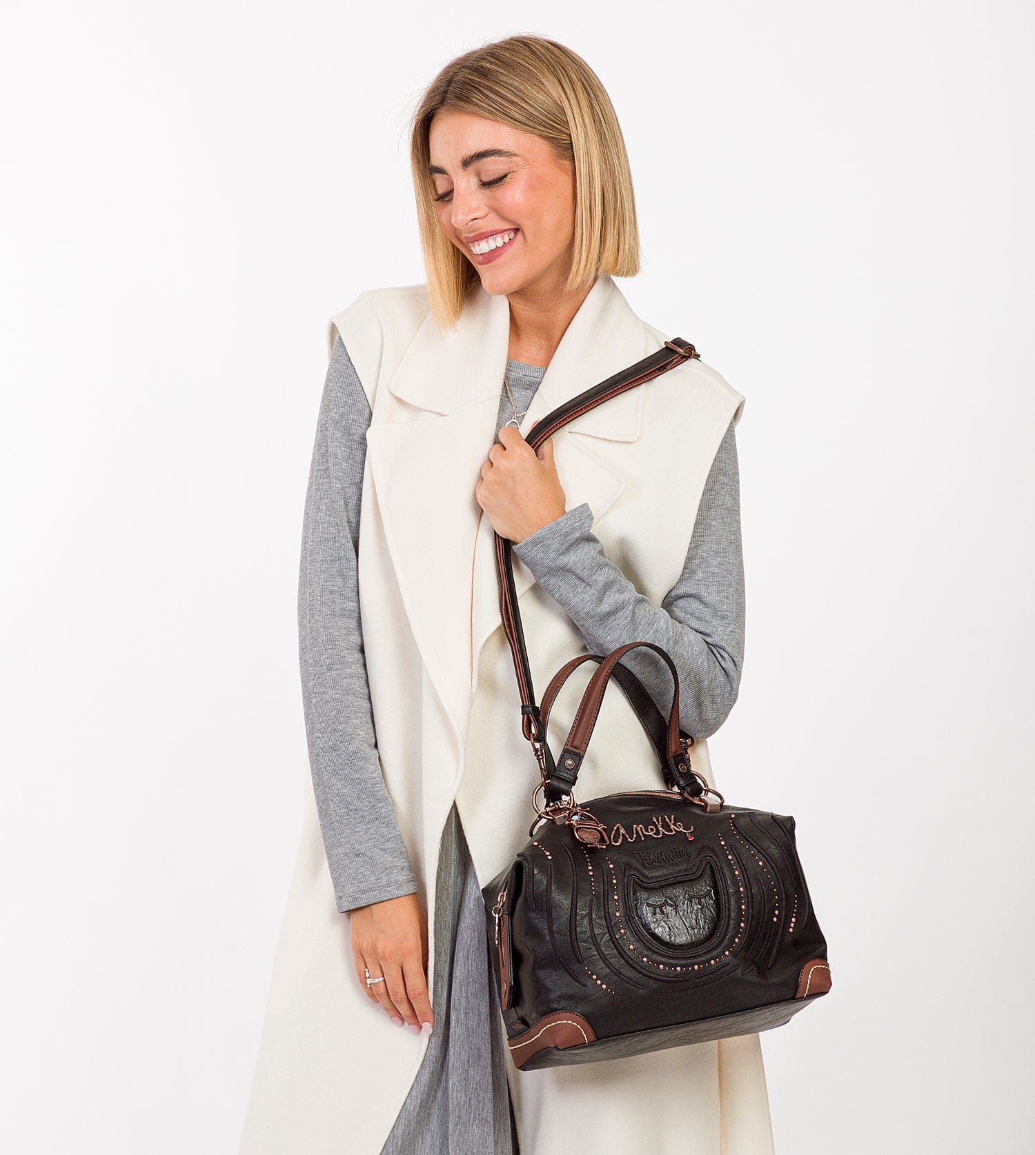 Bolso bowling negro Wild