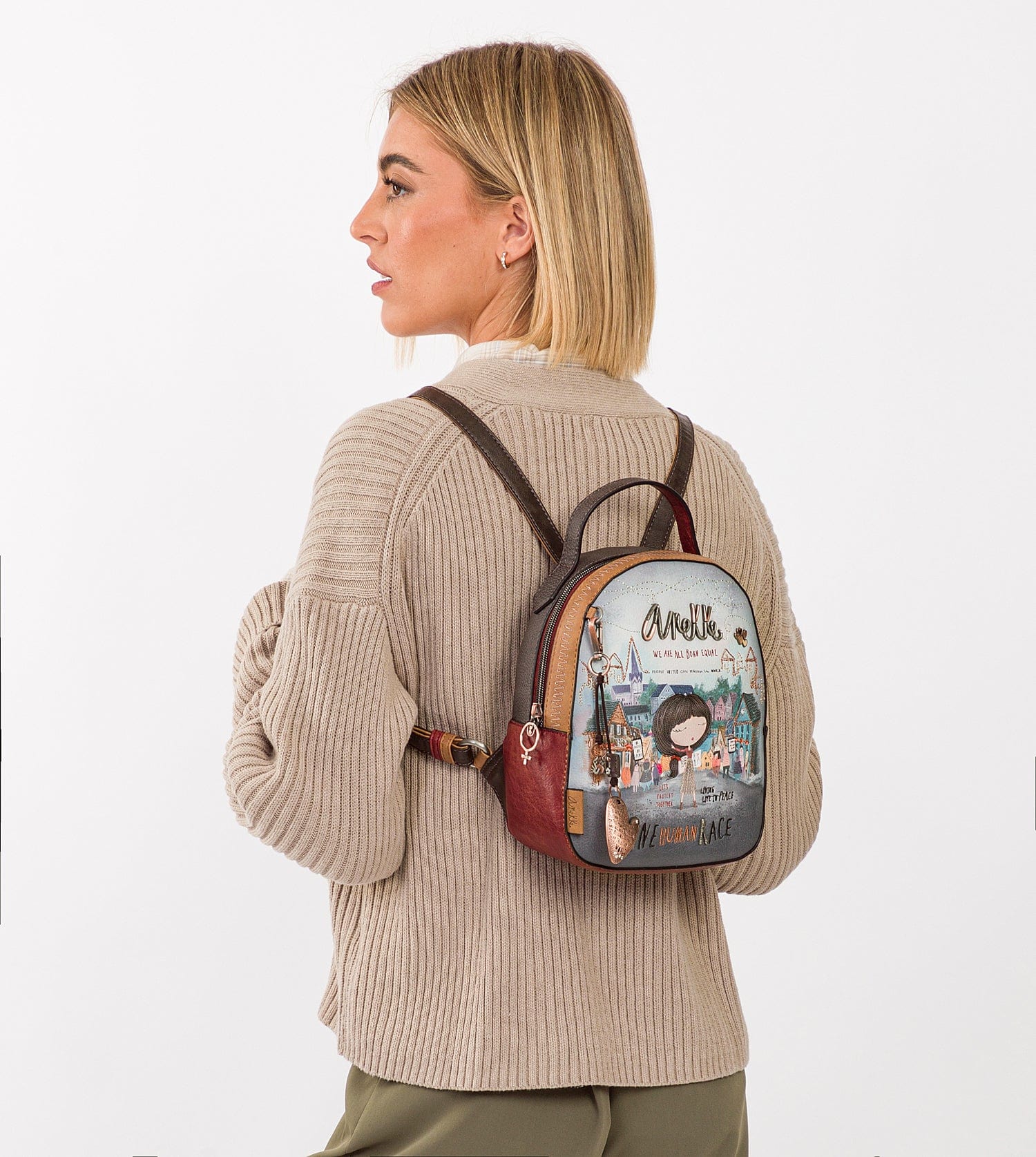 Mochila estampada Voice