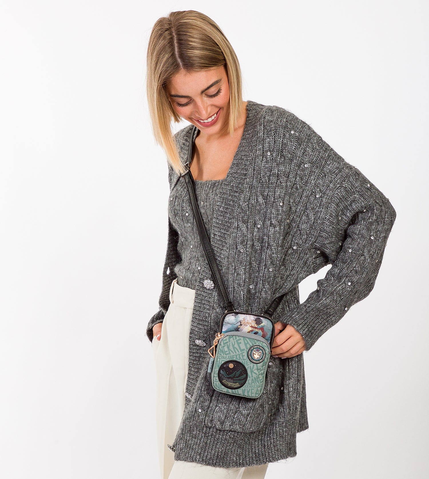 Mini bandolera con bolsillo Nature Woods