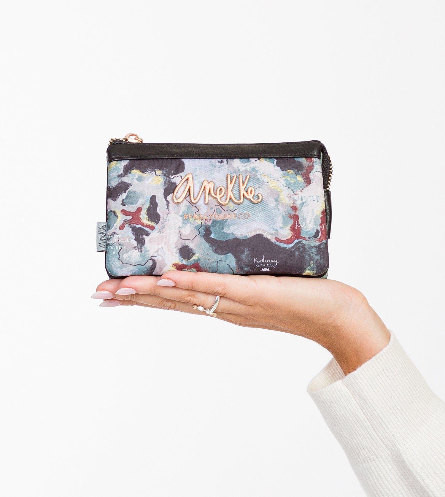 Monedero triple compartimento Nature