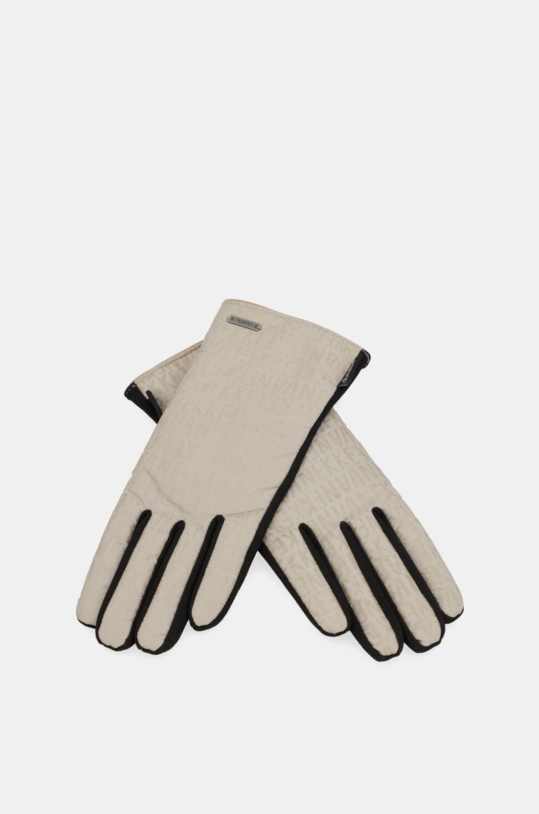 Guantes negros y beige Contemporary